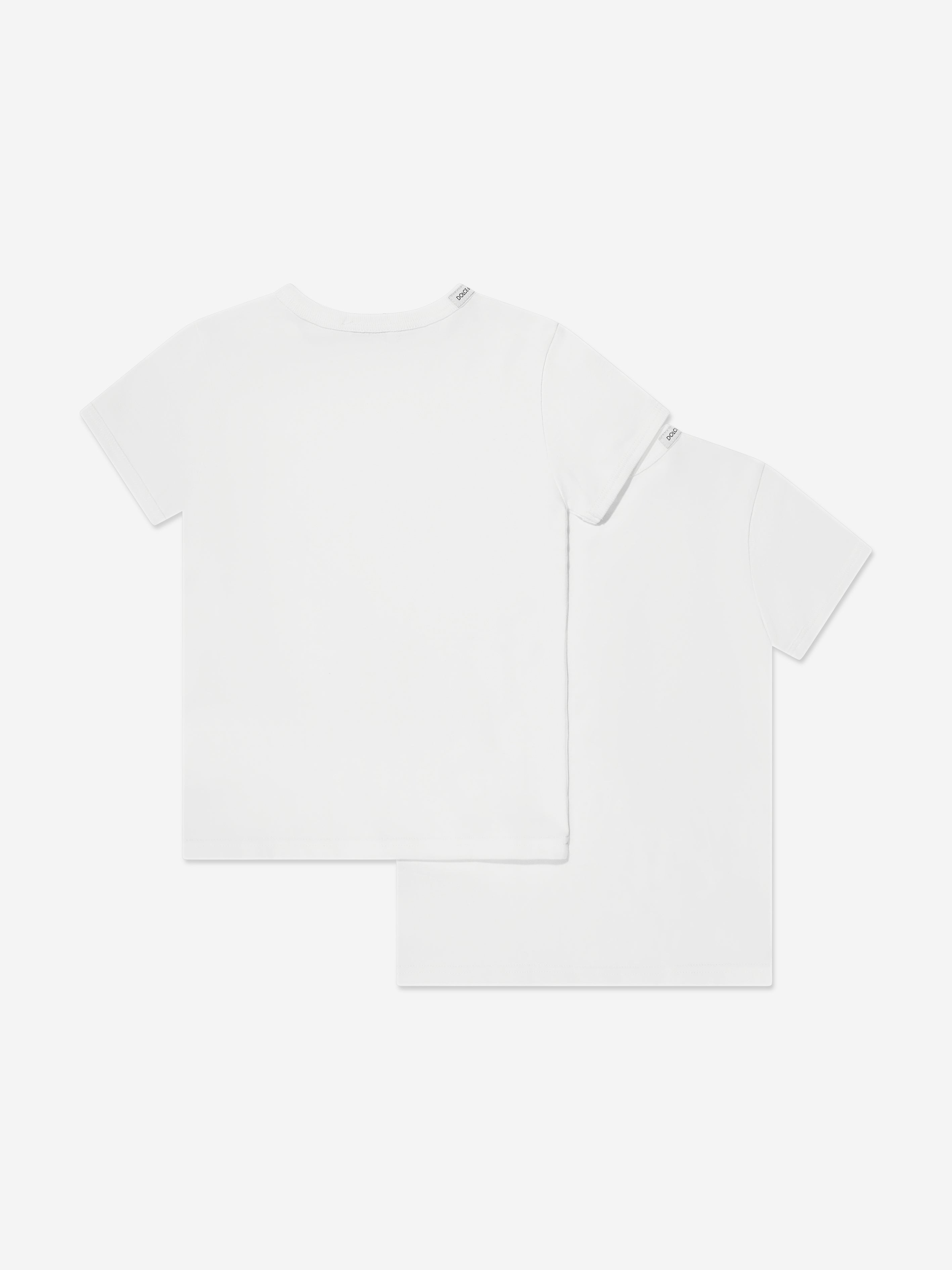 Dolce & Gabbana Boys T-Shirts Set (2 Pack) in White