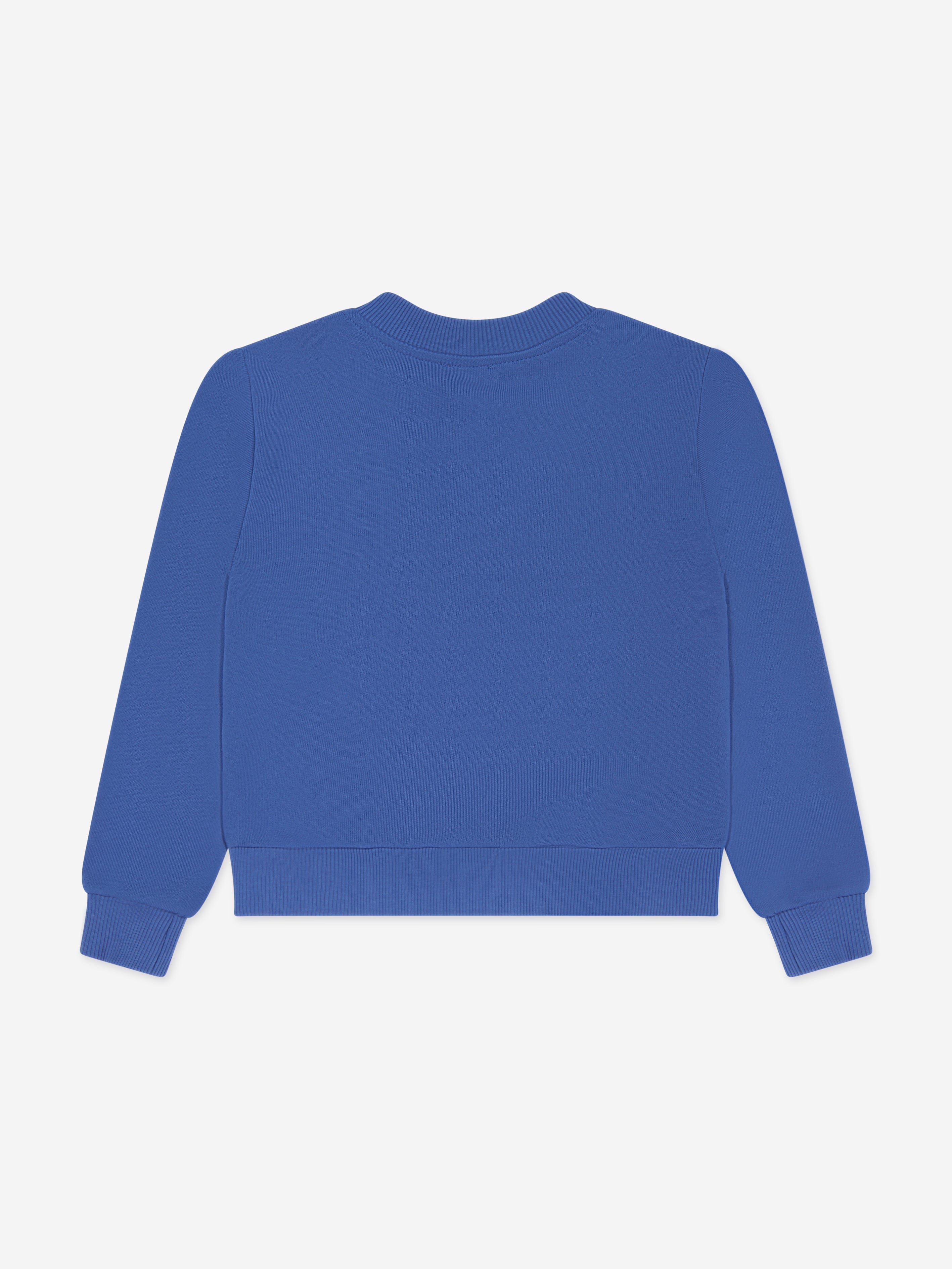 Dolce & Gabbana Boys Logo Sweatshirt in Blue