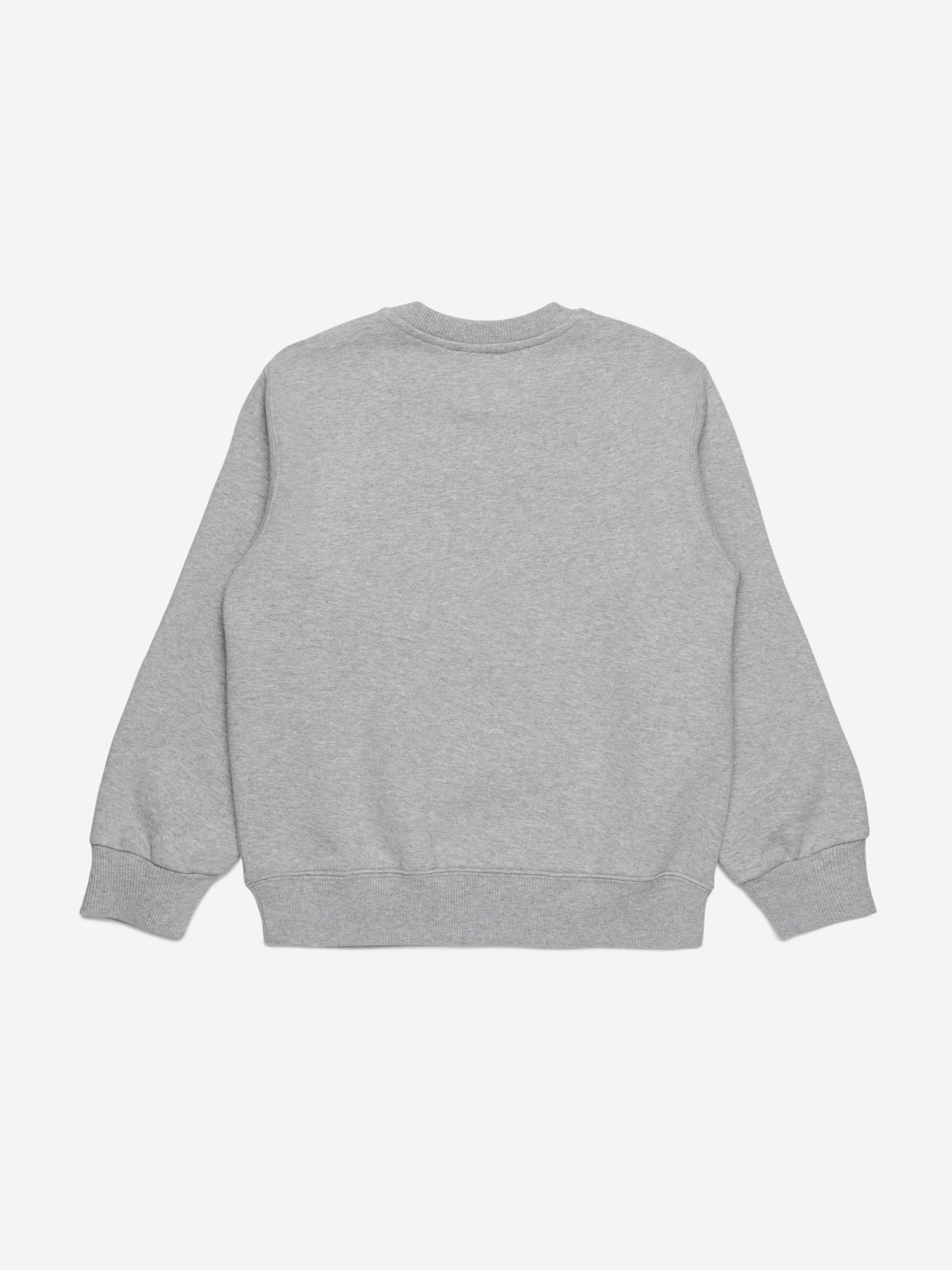 Diesel Boys Logo Sweatshirt in Grey