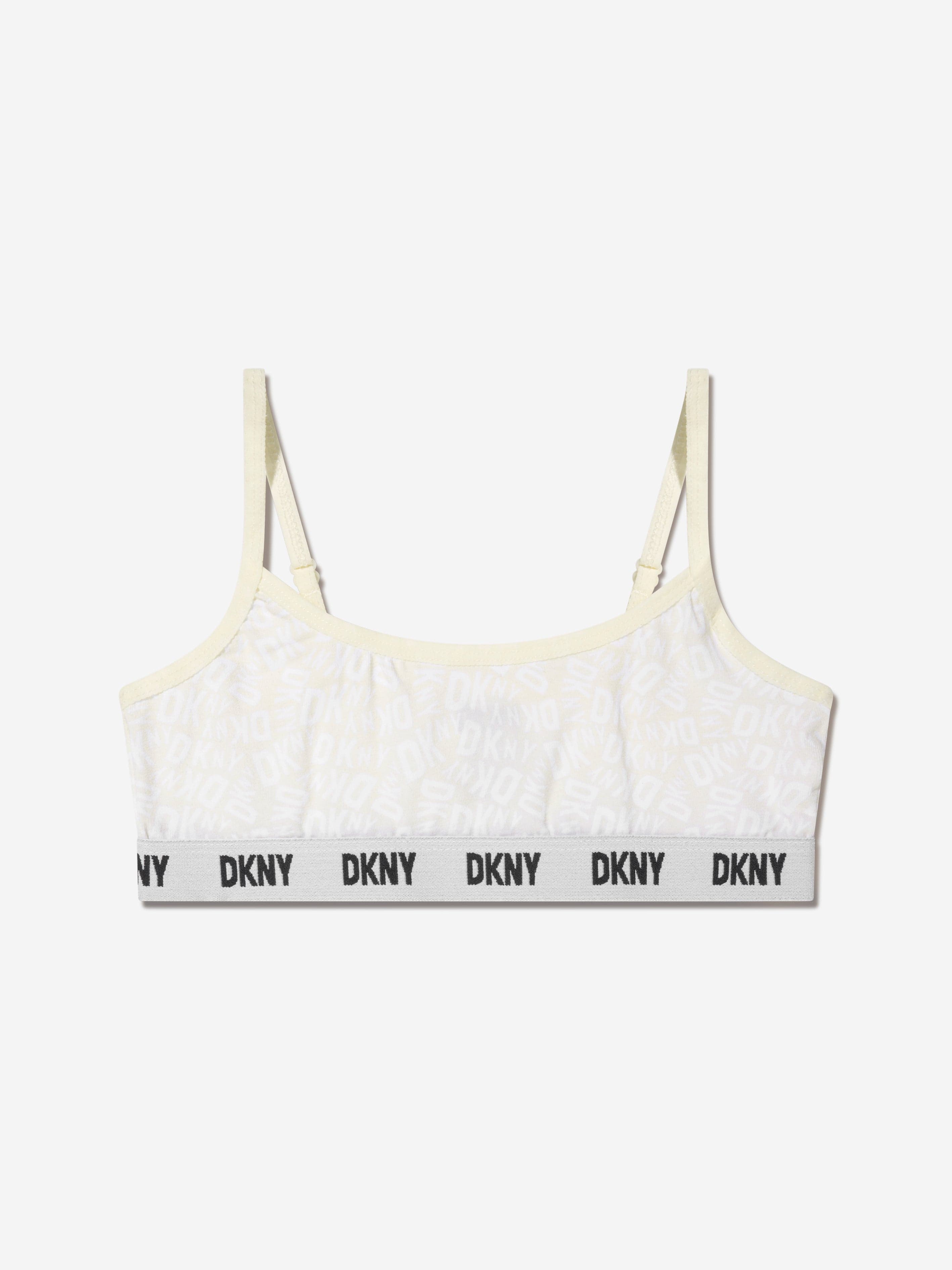 DKNY Girls Training Bra And Knickers Set in Ivory