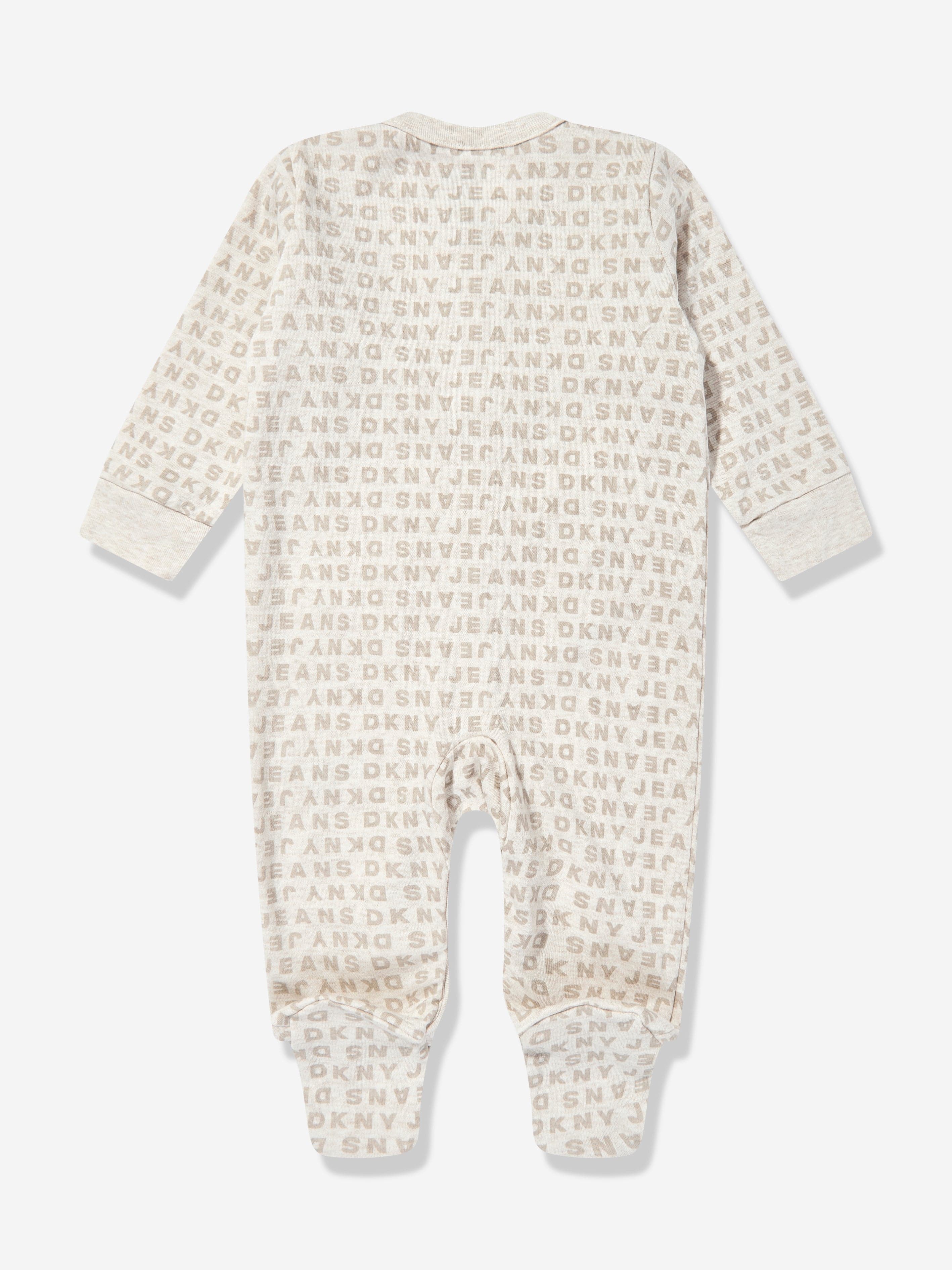 DKNY Baby Babygrow and Hat Set in Beige