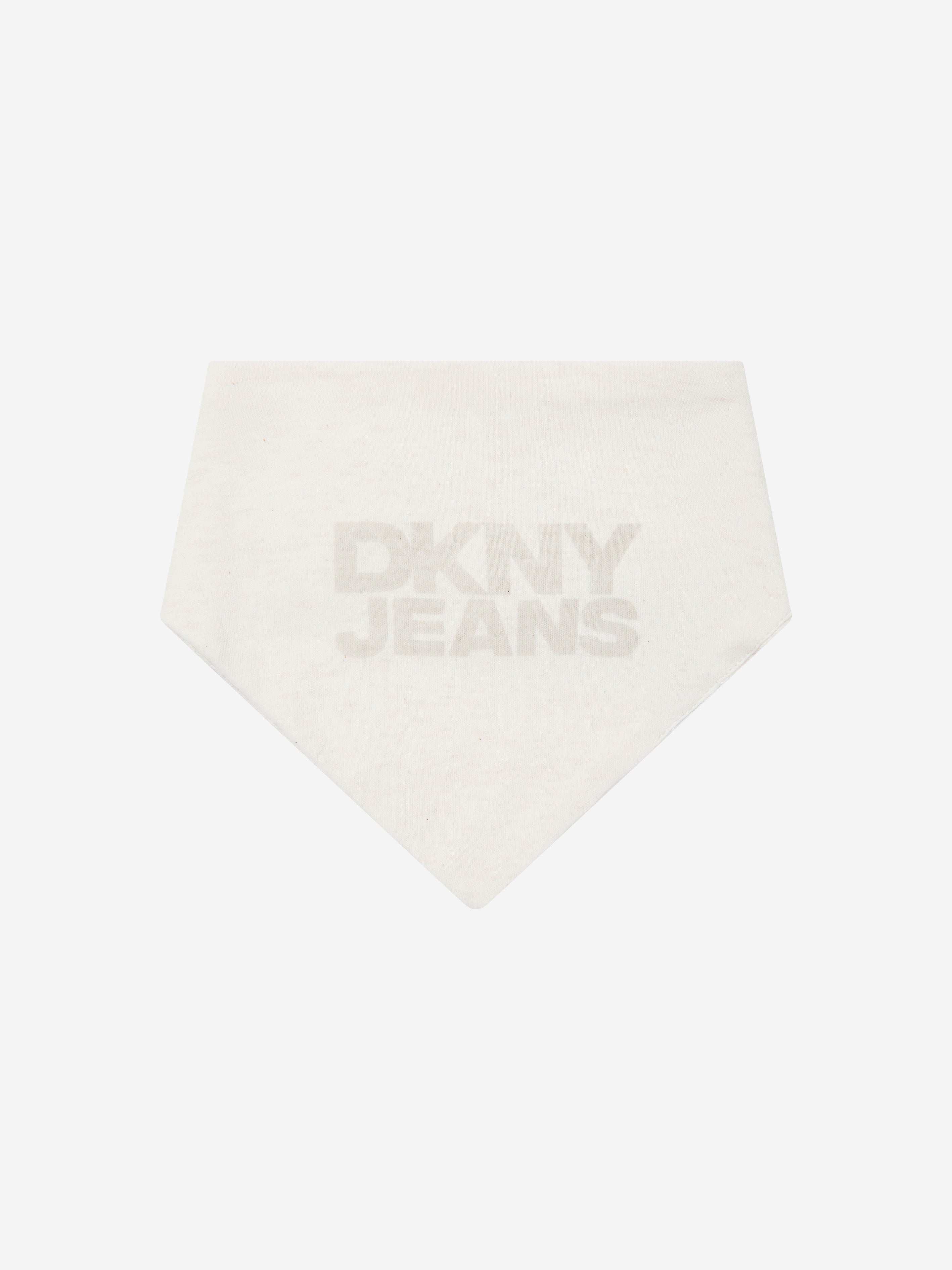 DKNY Baby Bibs and Socks Set in Beige
