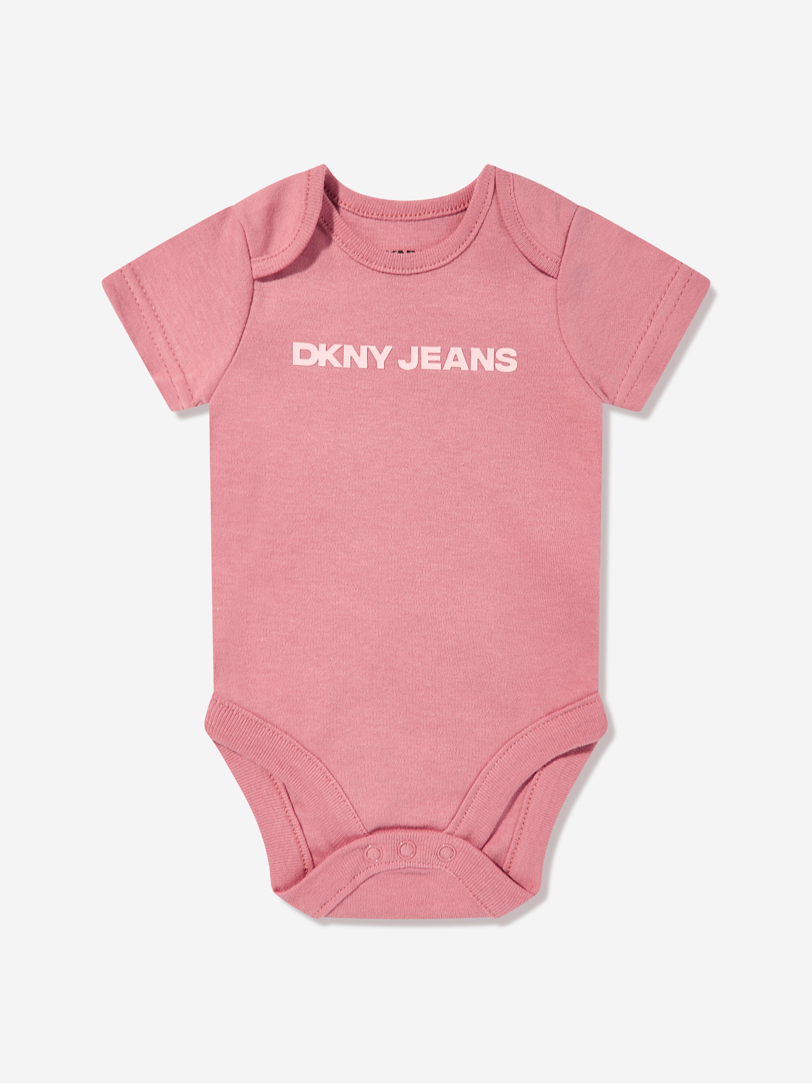 DKNY Baby Girls 5 Piece Babygrow Set in Pink
