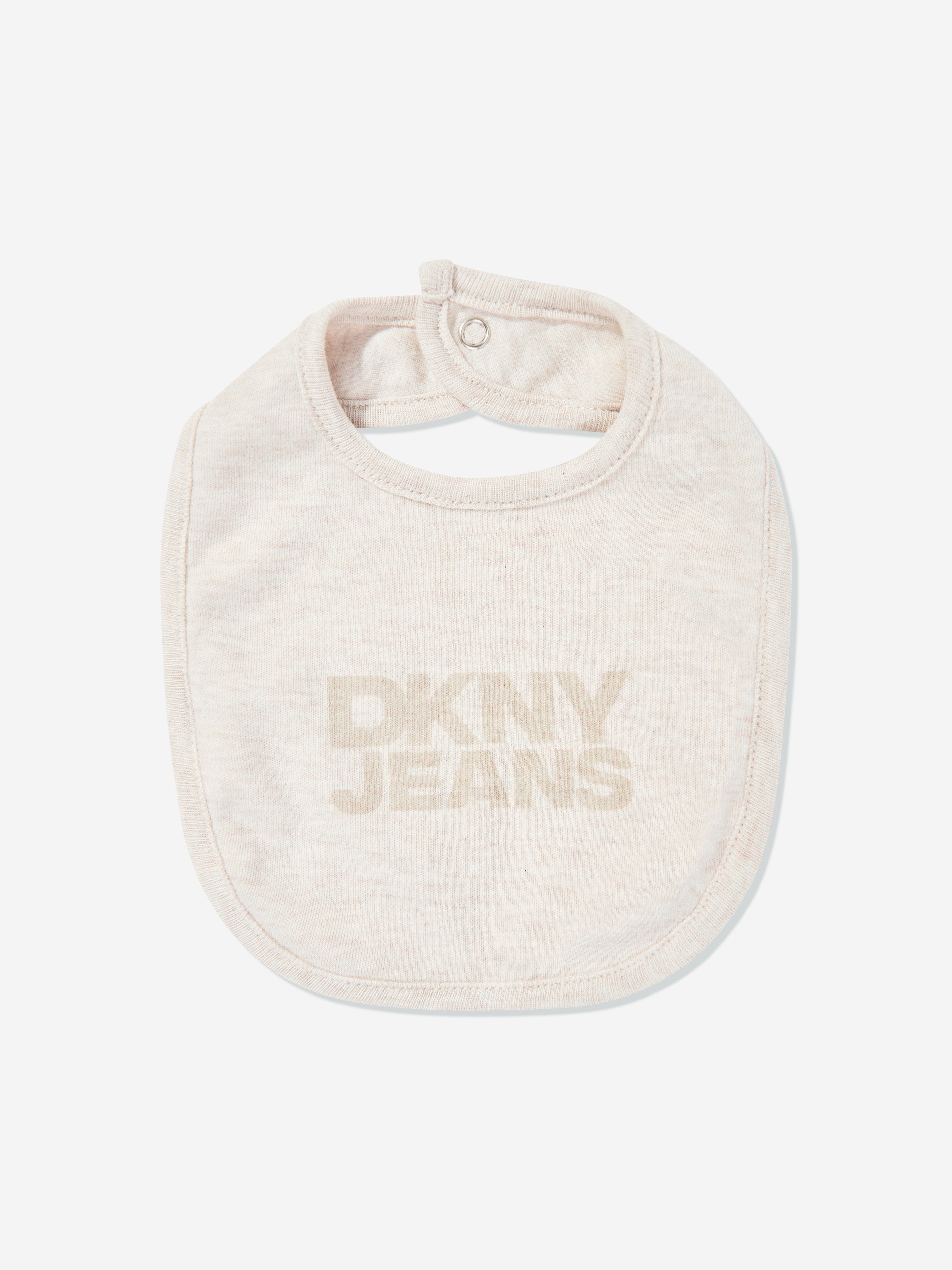 DKNY Baby Boys 5 Piece Babygrow Set in Beige