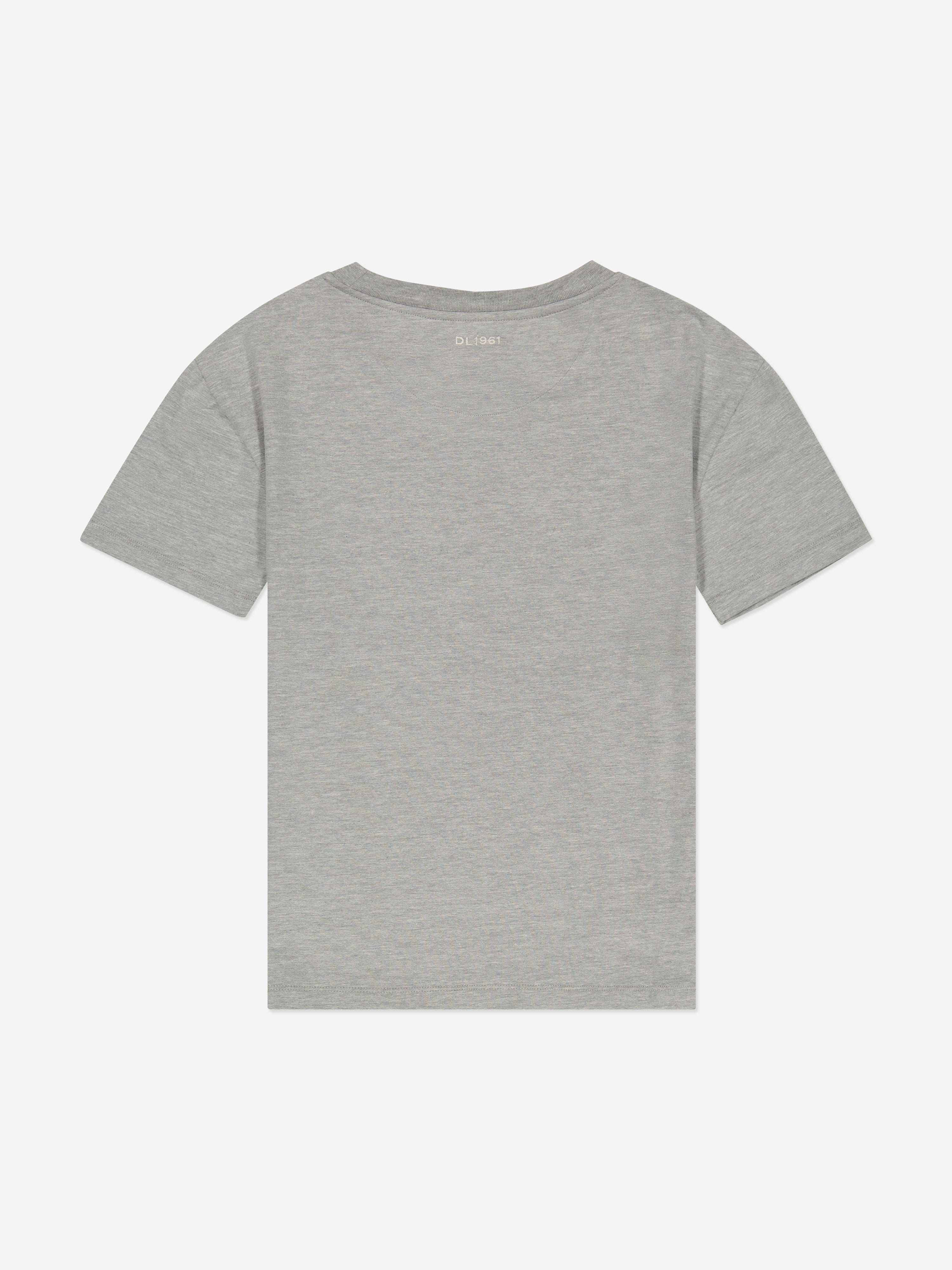 Kids Pocket T-Shirt in Grey
