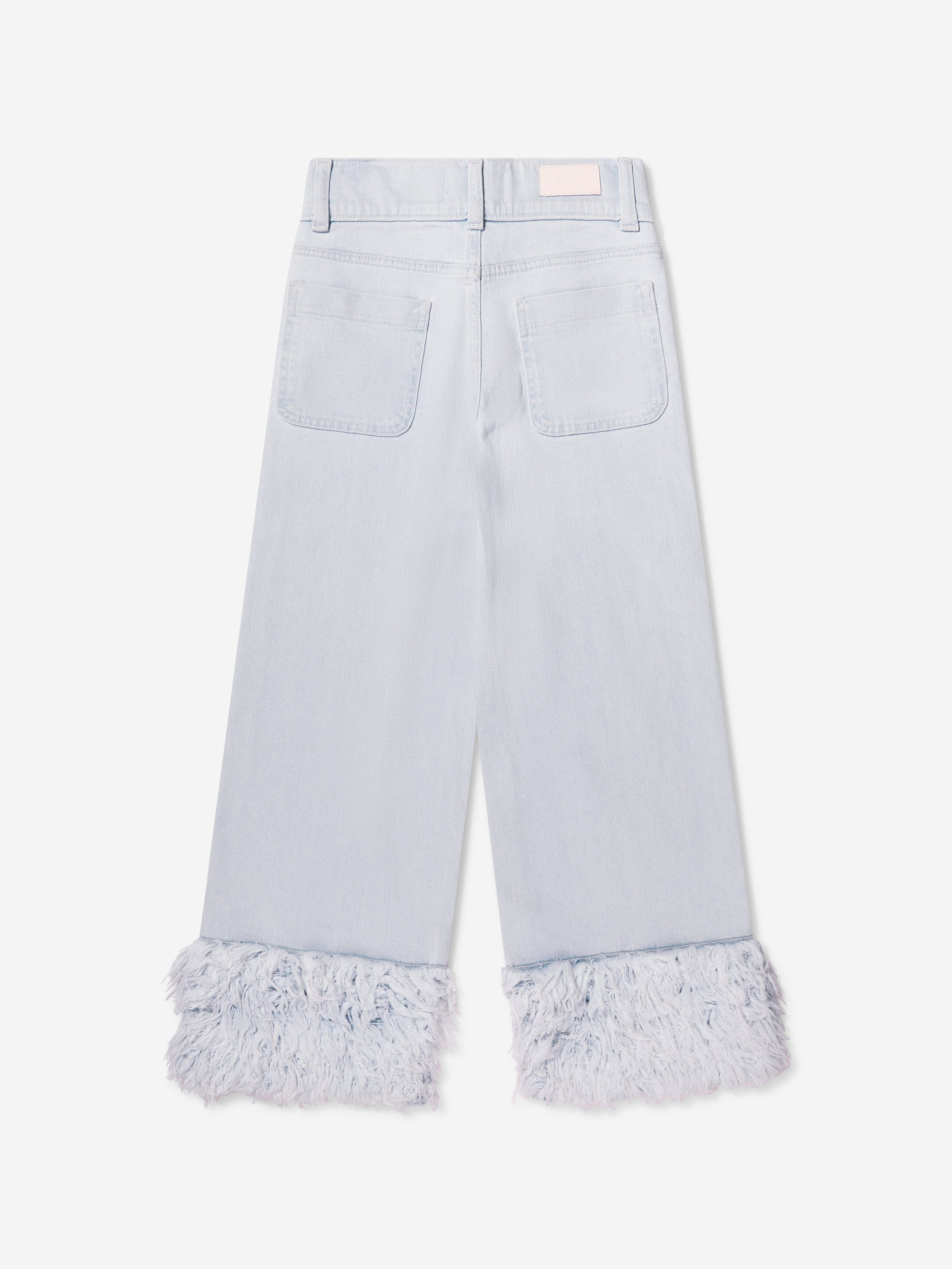 DL1961 Girls Lily Wide Leg Jeans in Blue