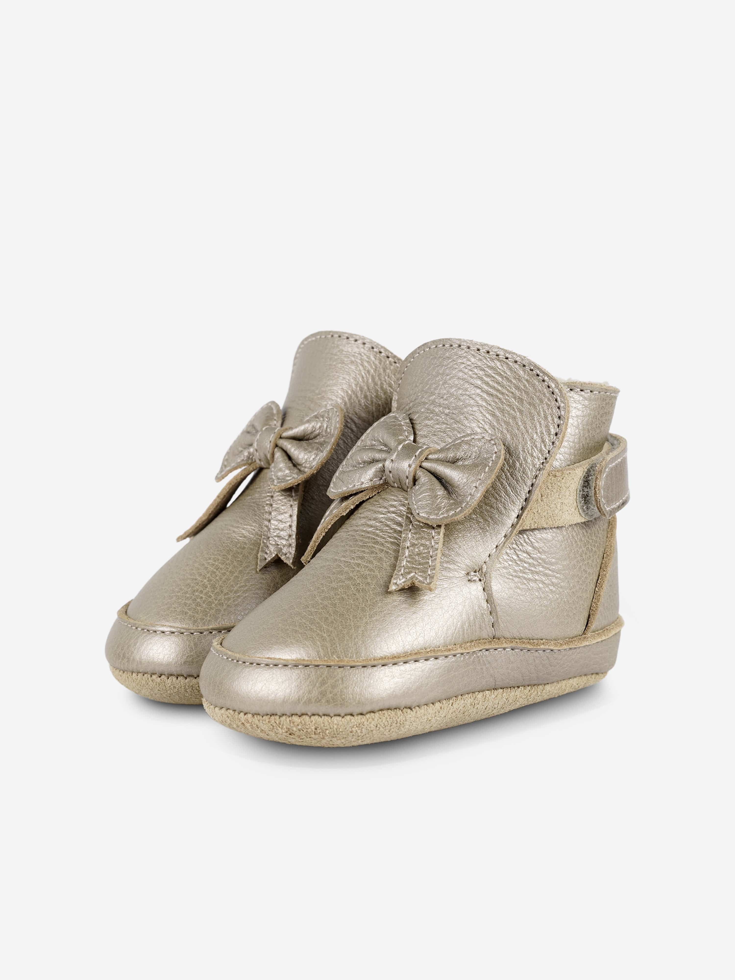Baby Girls Cubow Booties in Gold