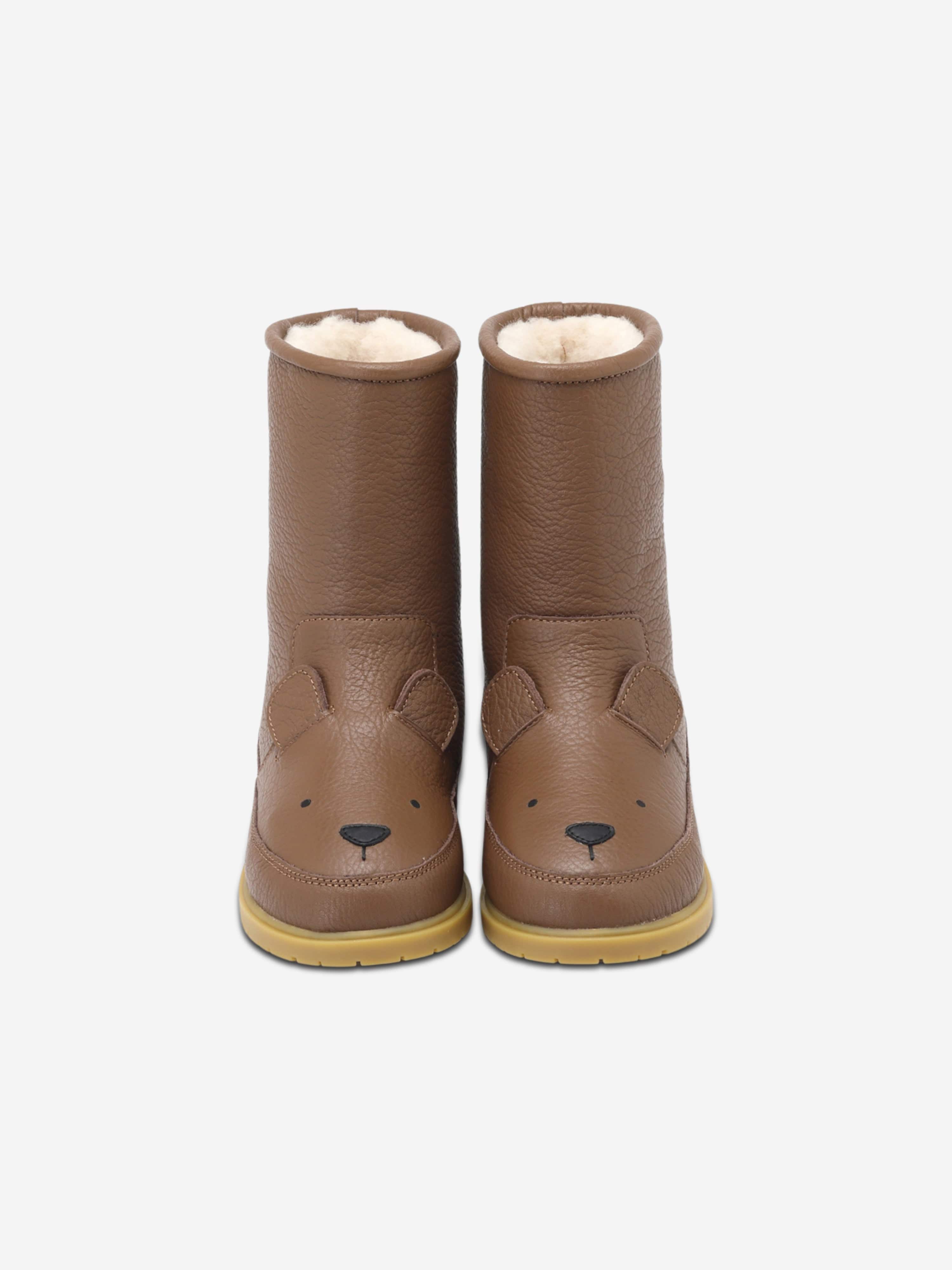 Kids Wadudu Classic Bear Boots in Brown