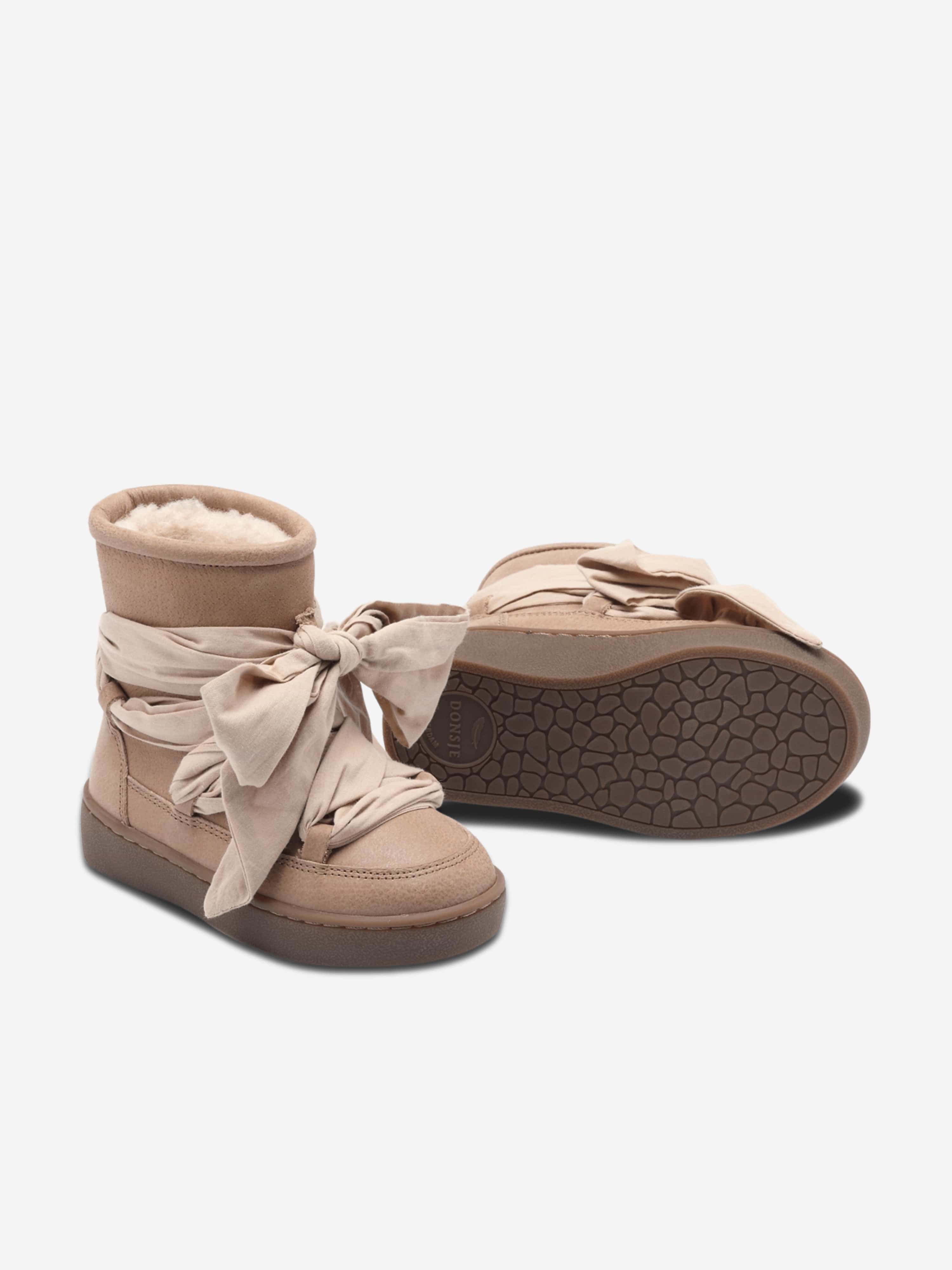 Girls Ganza Boots in Brown