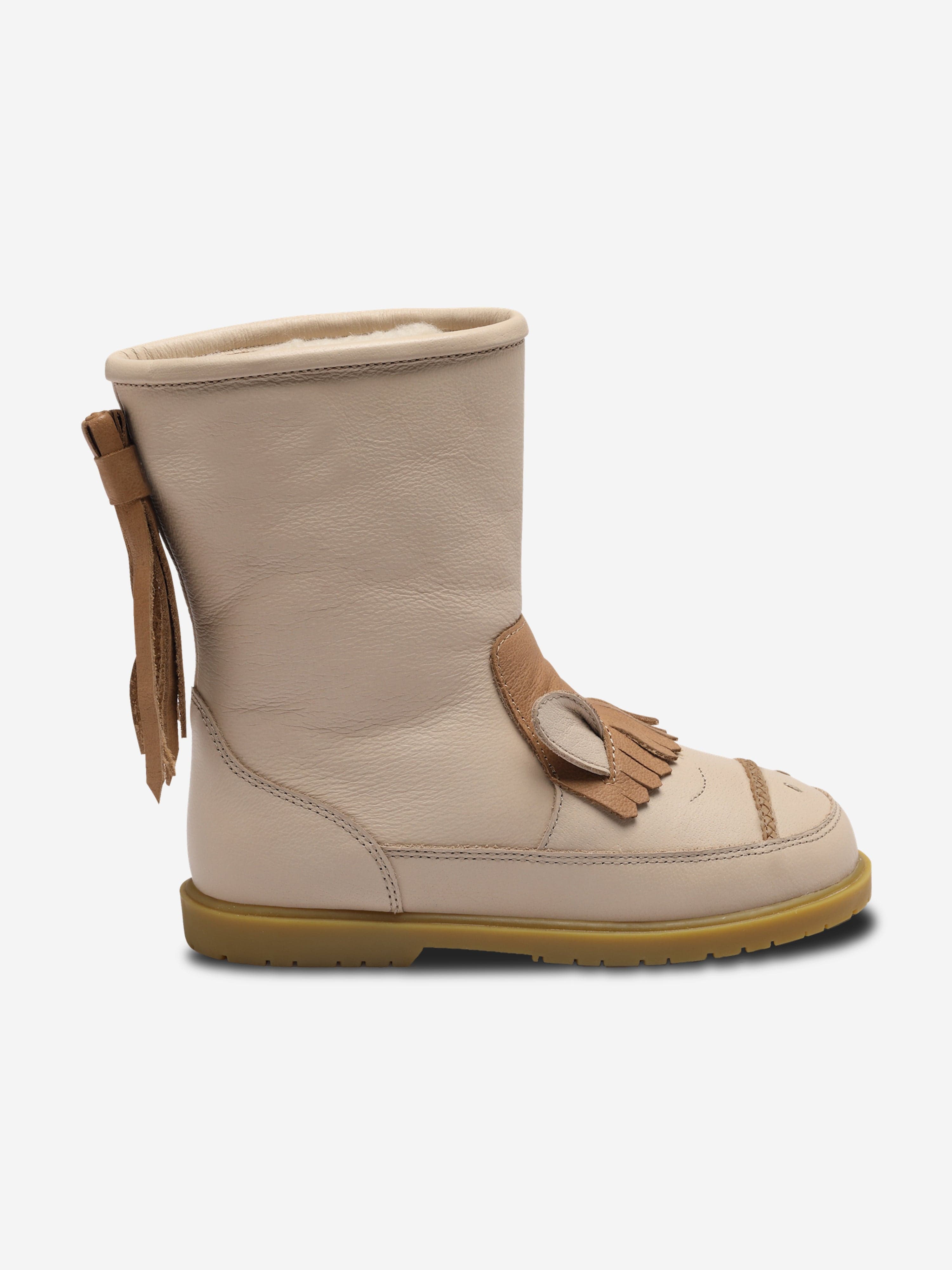 Girls Wadudu Special Horse Boots in Ivory