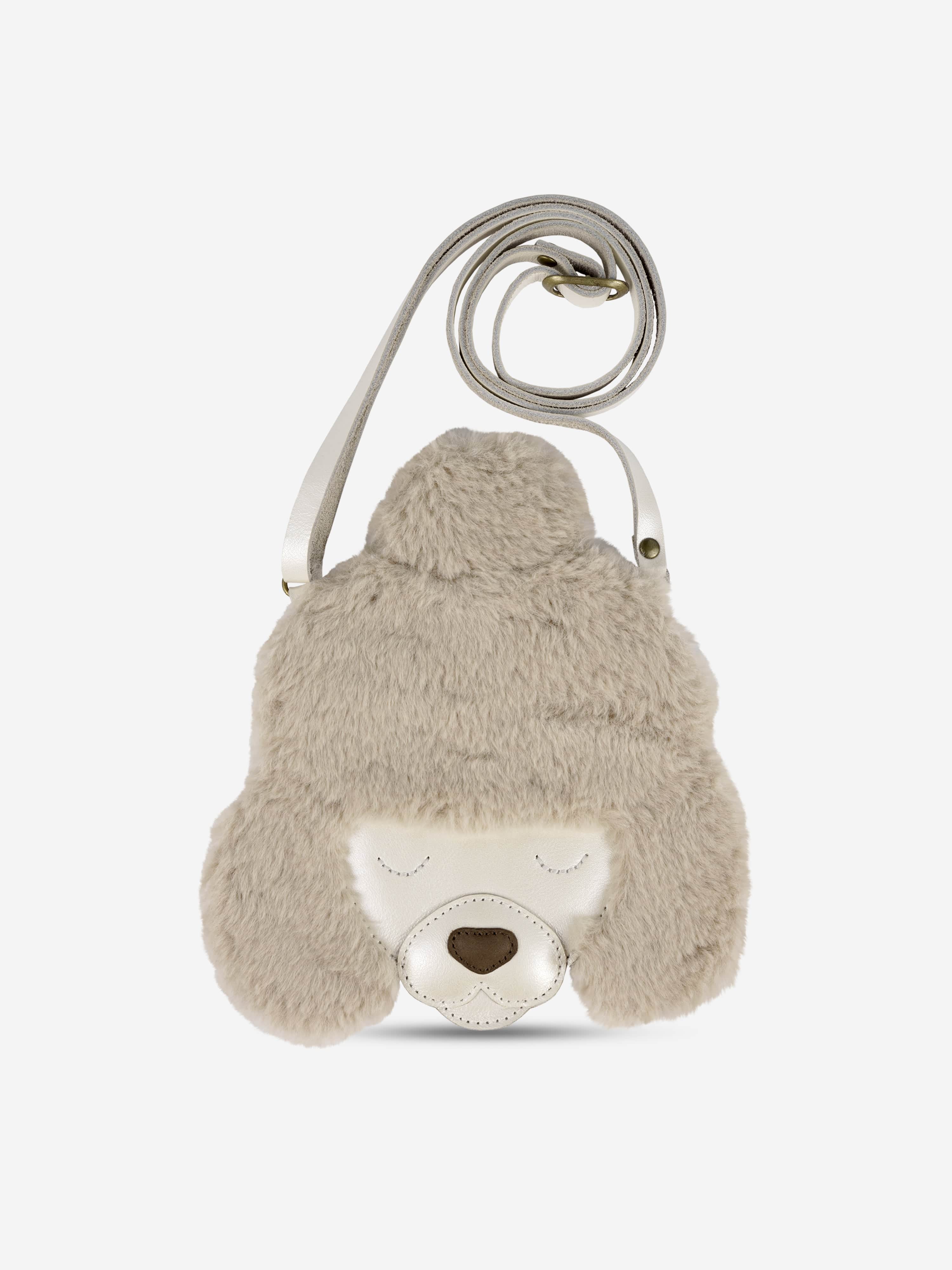 Girls Britta Exclusive Poodle Purse in Ivory (12cm)