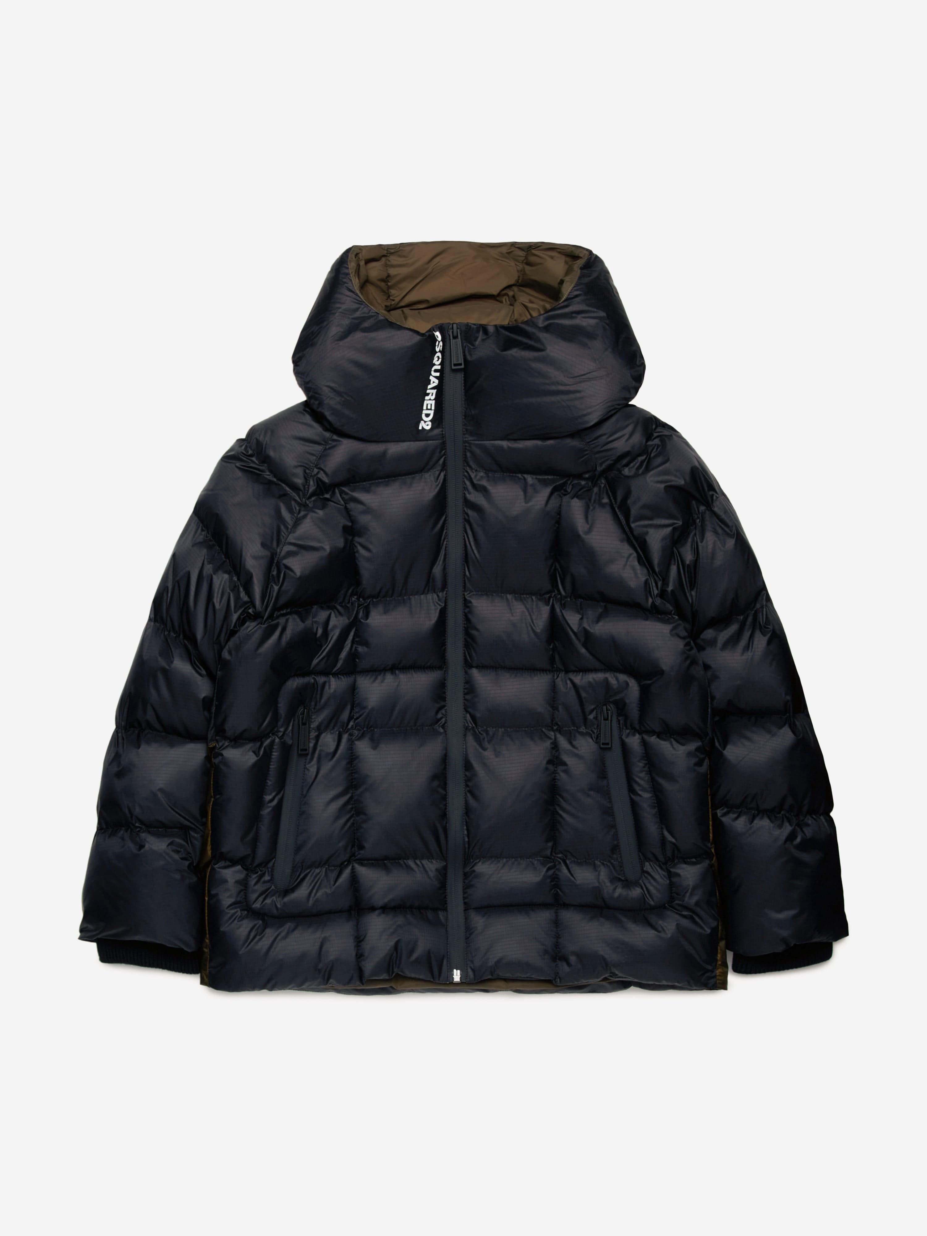 Kids Puffer Jacket in Black