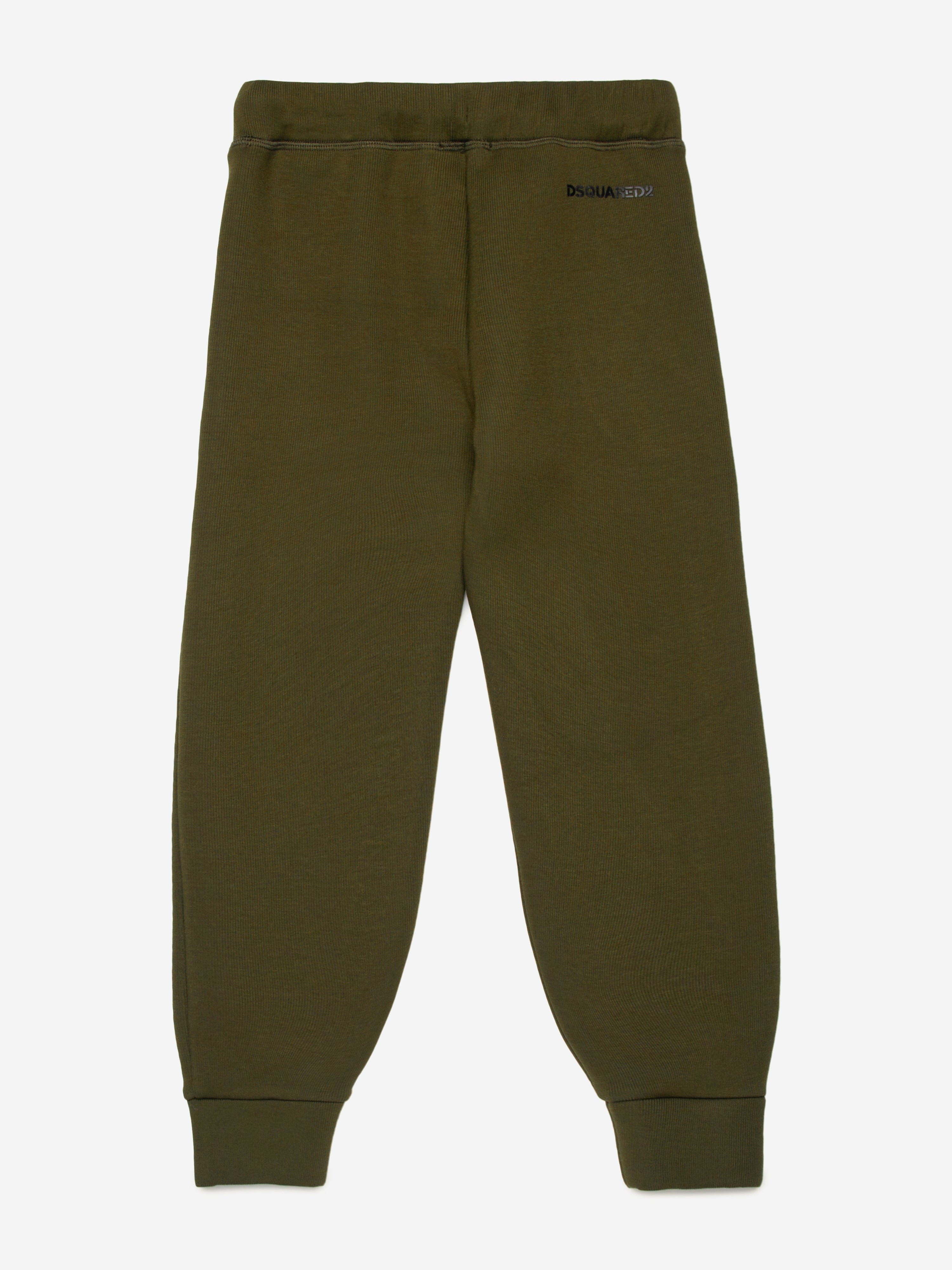 Kids Branded Joggers in Green
