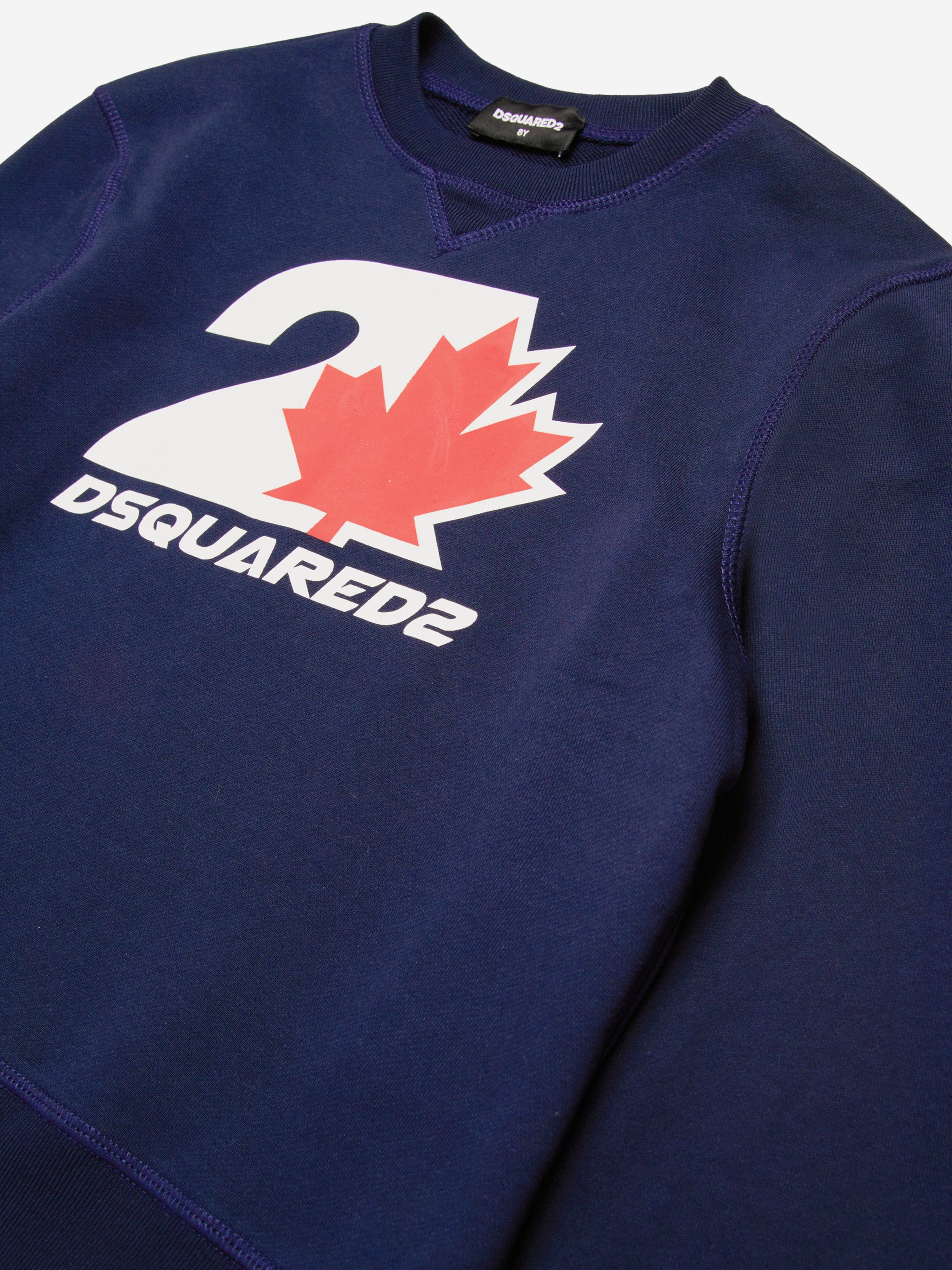 Dsquared2 Kids Logo Sweatshirt in Navy