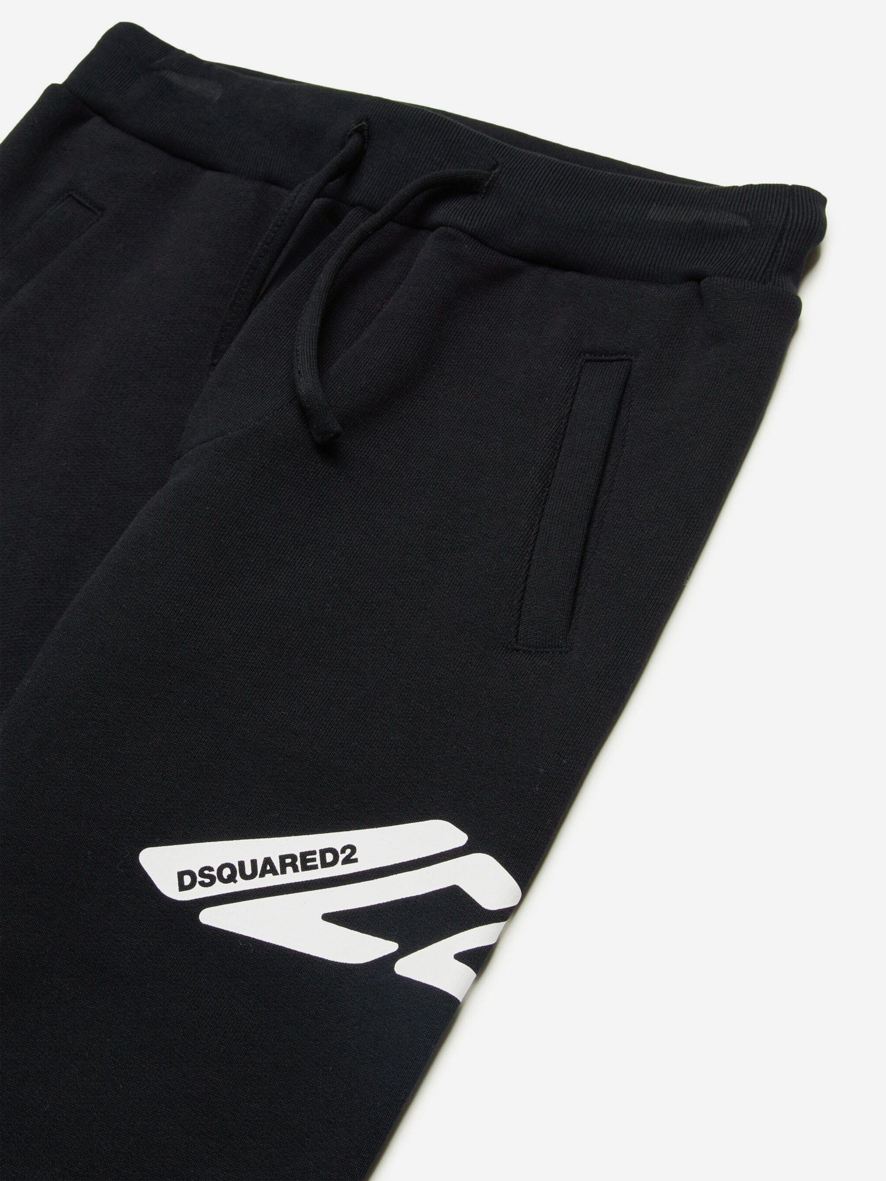 Kids Icon Logo Joggers in Black