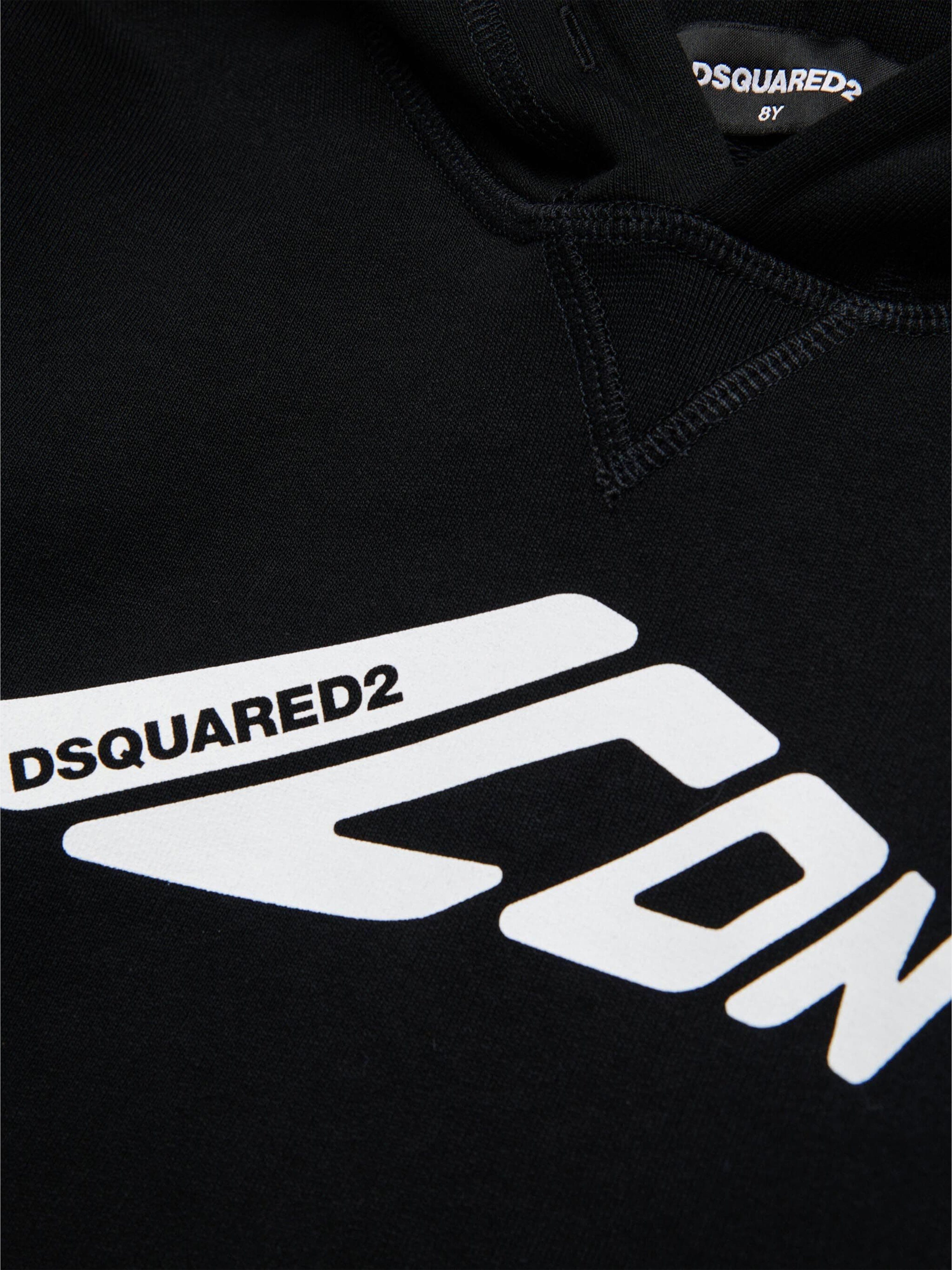 Kids Icon Logo Hoodie in Black