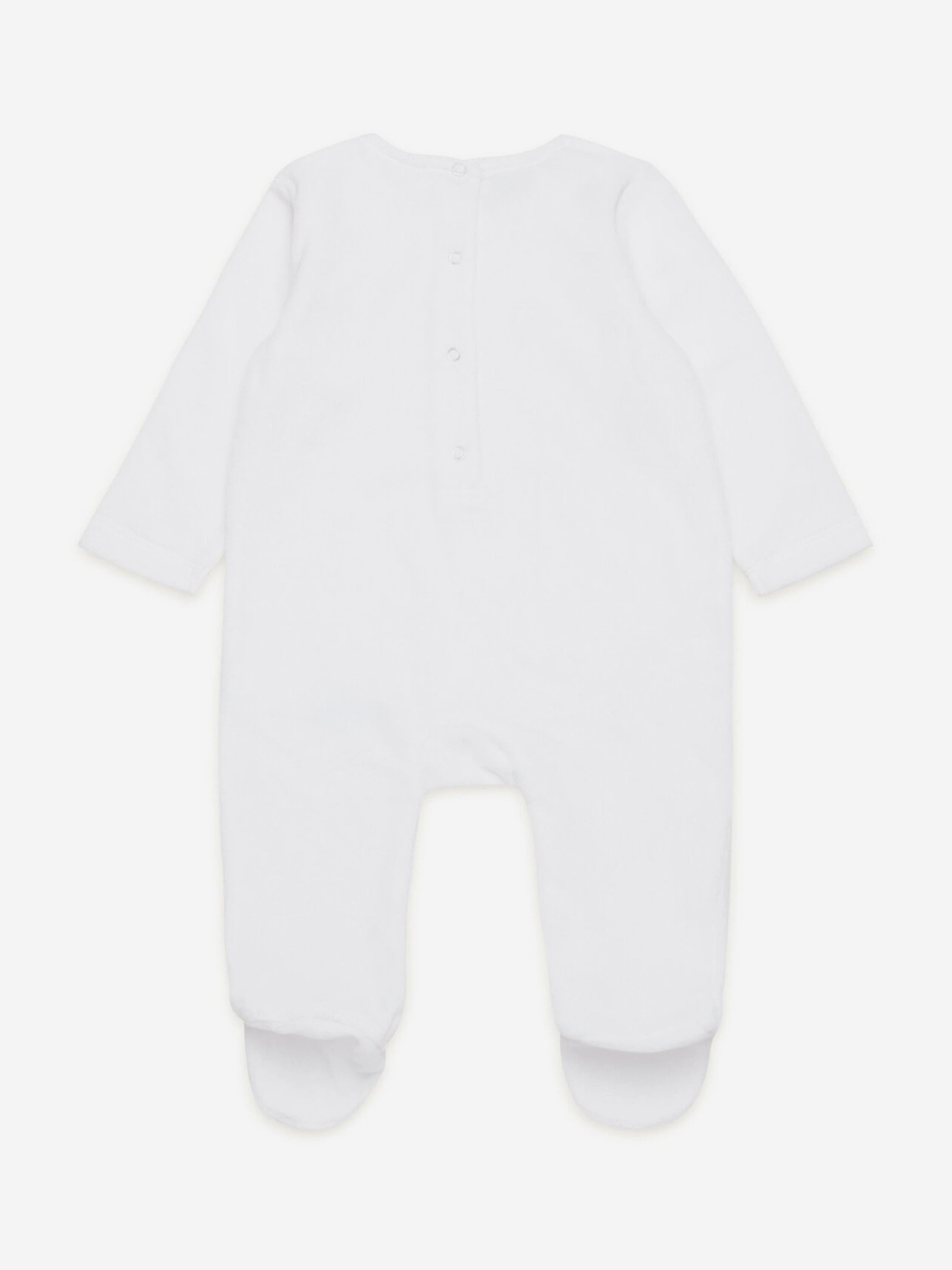 Baby Icon Logo Babygrow in White