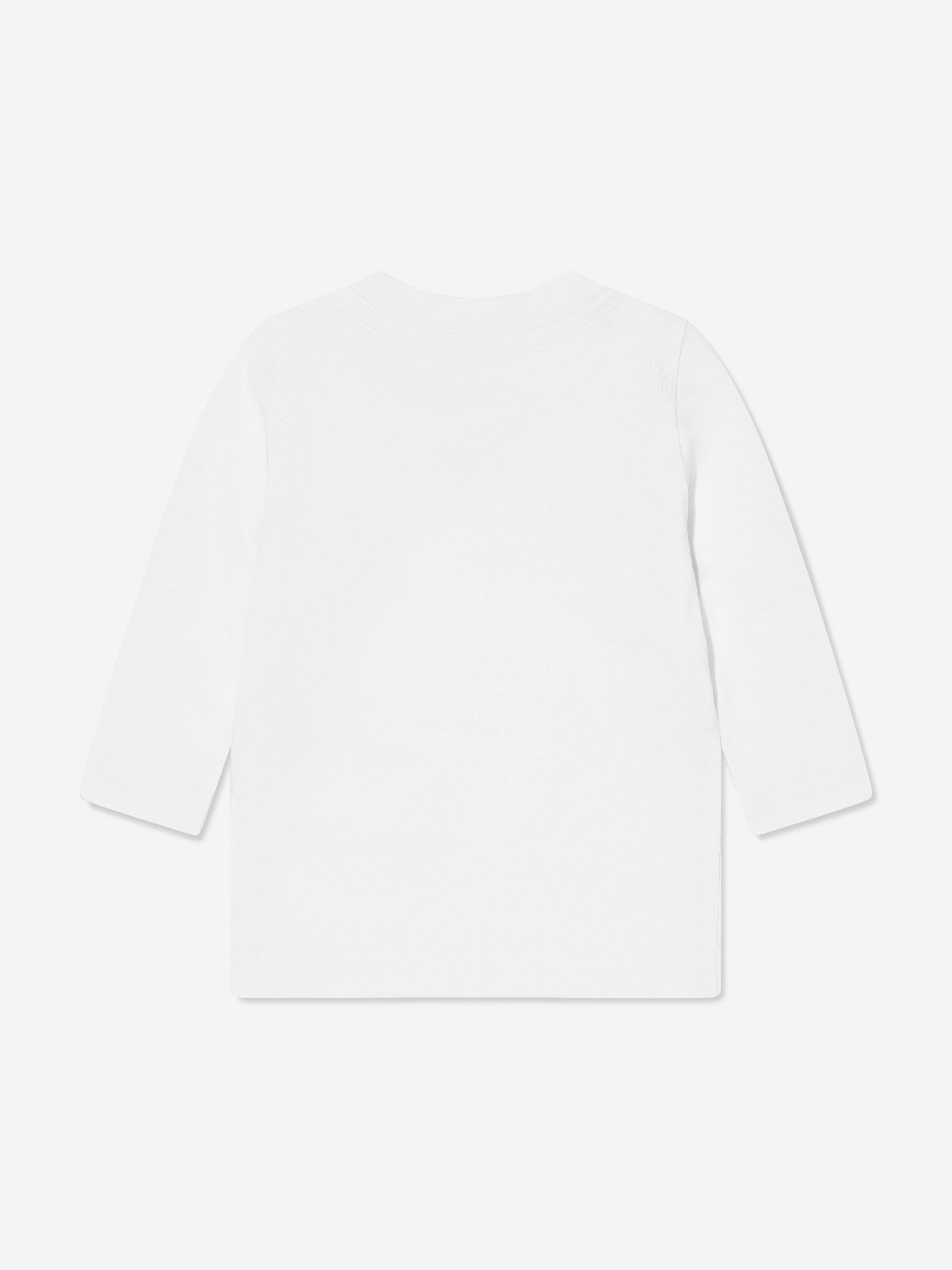 Baby Long Sleeve Icon T-Shirt in White