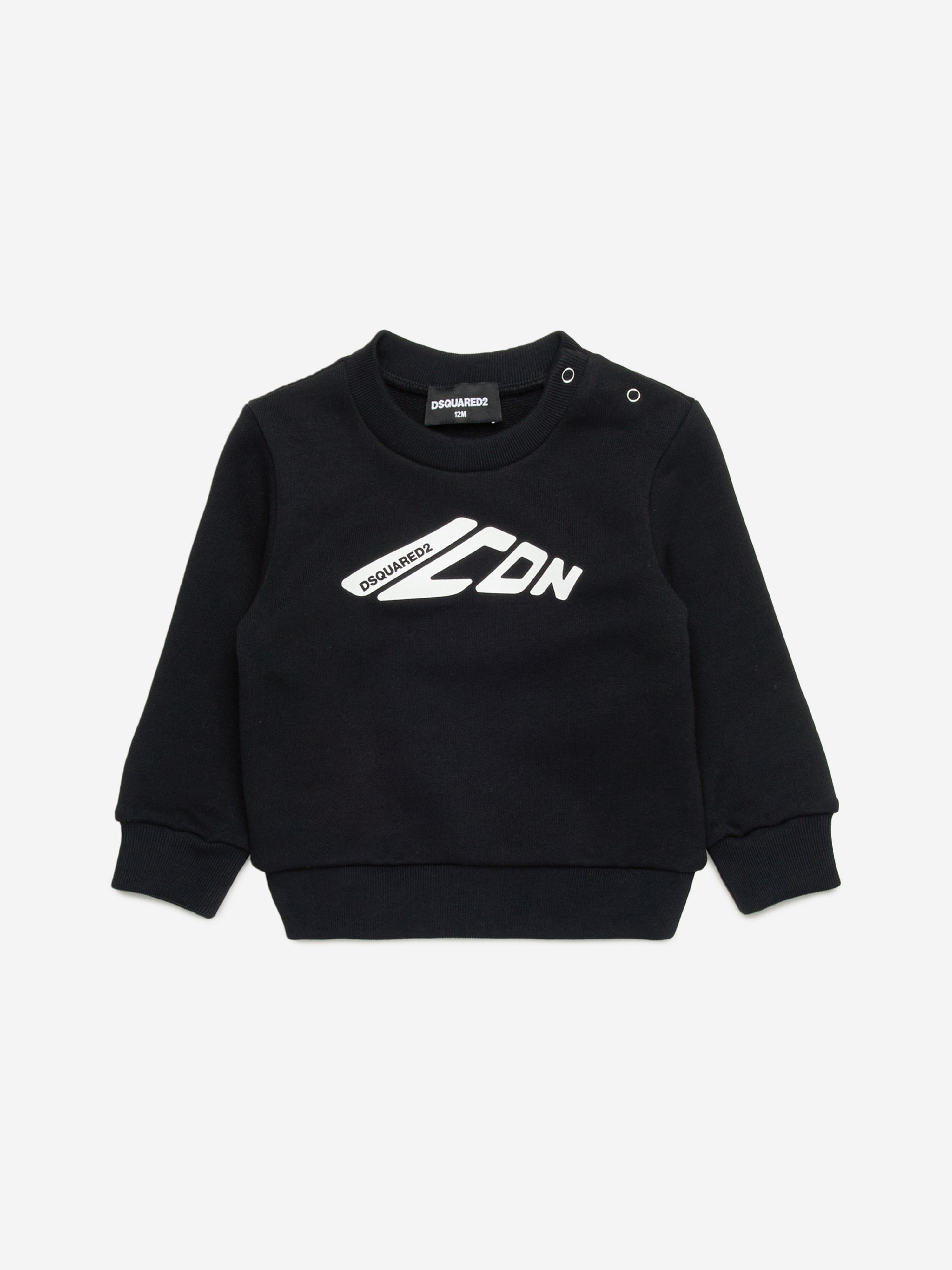 Baby Icon Logo Sweatshirt in Black