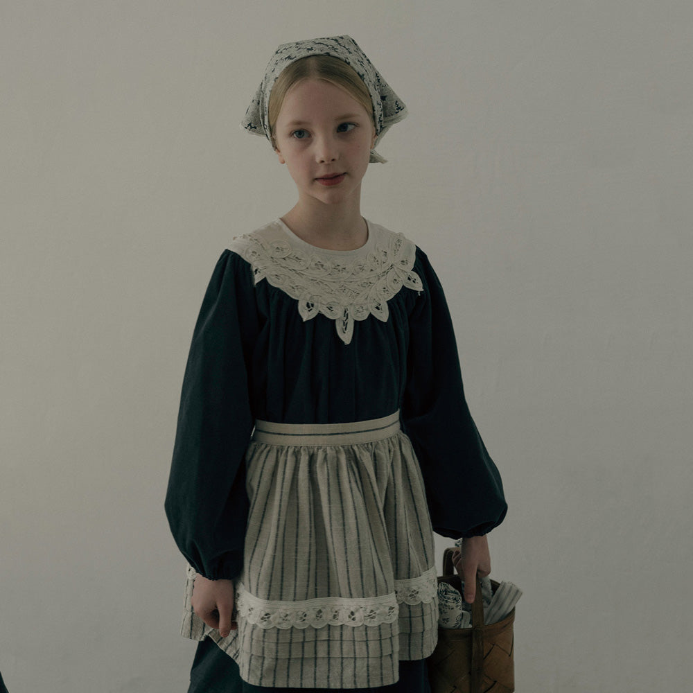 Girls Charcoal Corduroy Dress