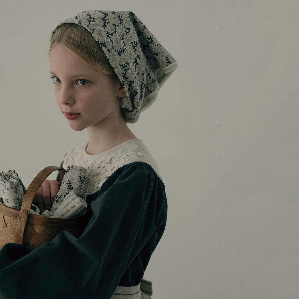 Girls Charcoal Corduroy Dress