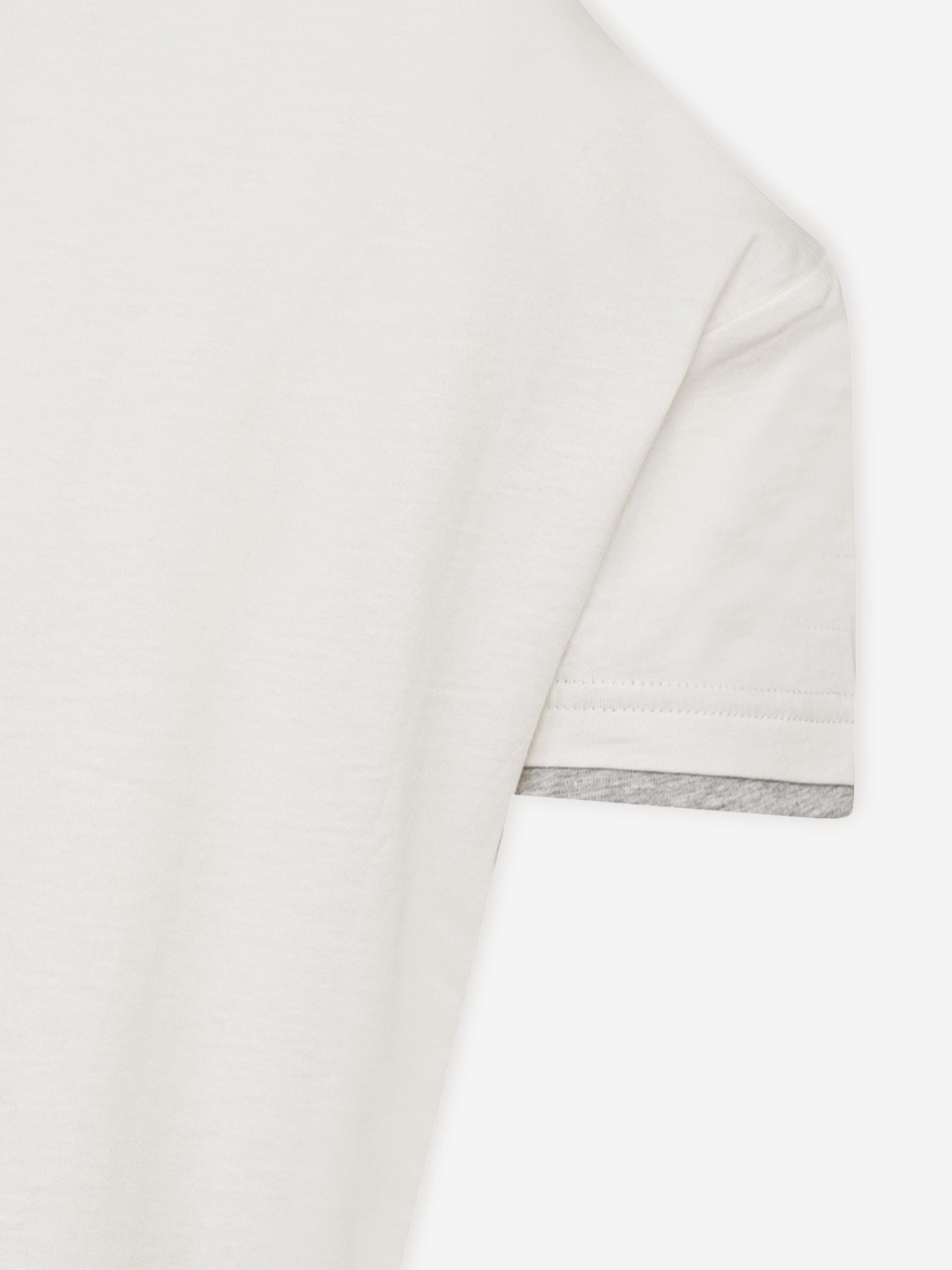 Eleventy Boys Surfboards T-Shirt in Ivory