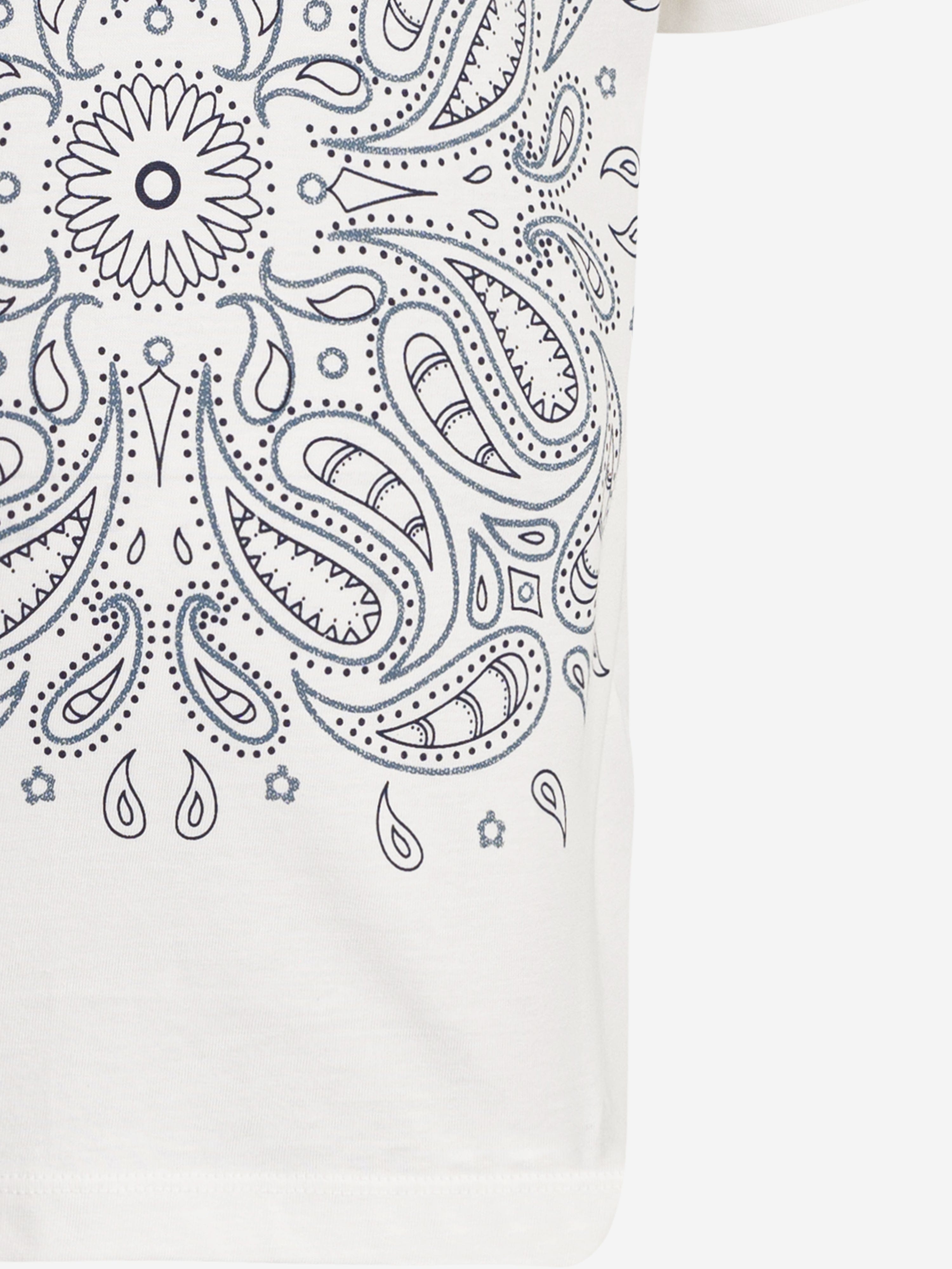 Kids Paisley T-Shirt in Ivory