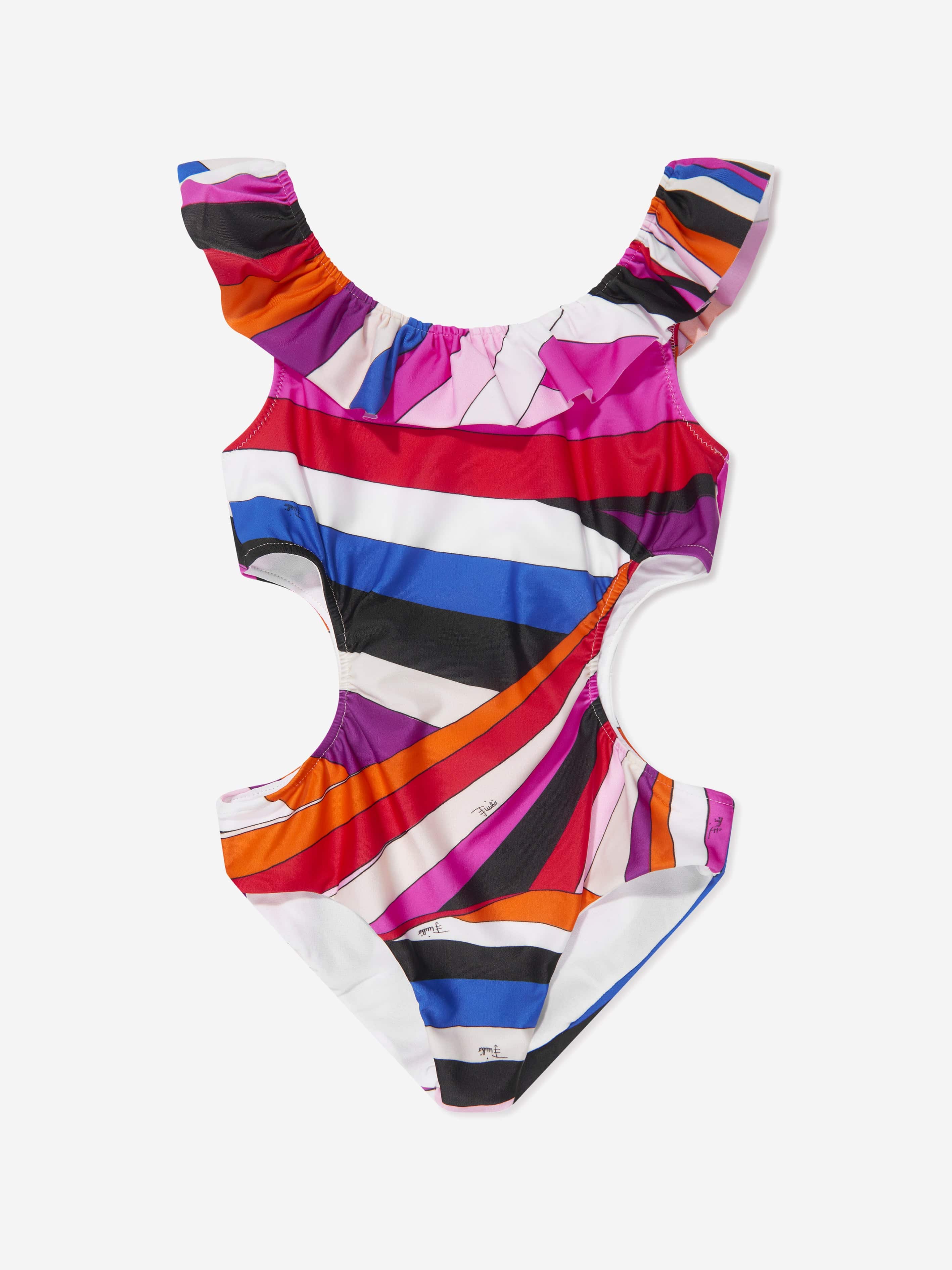 Pucci Girls Iride Swimsuit in Multicolour