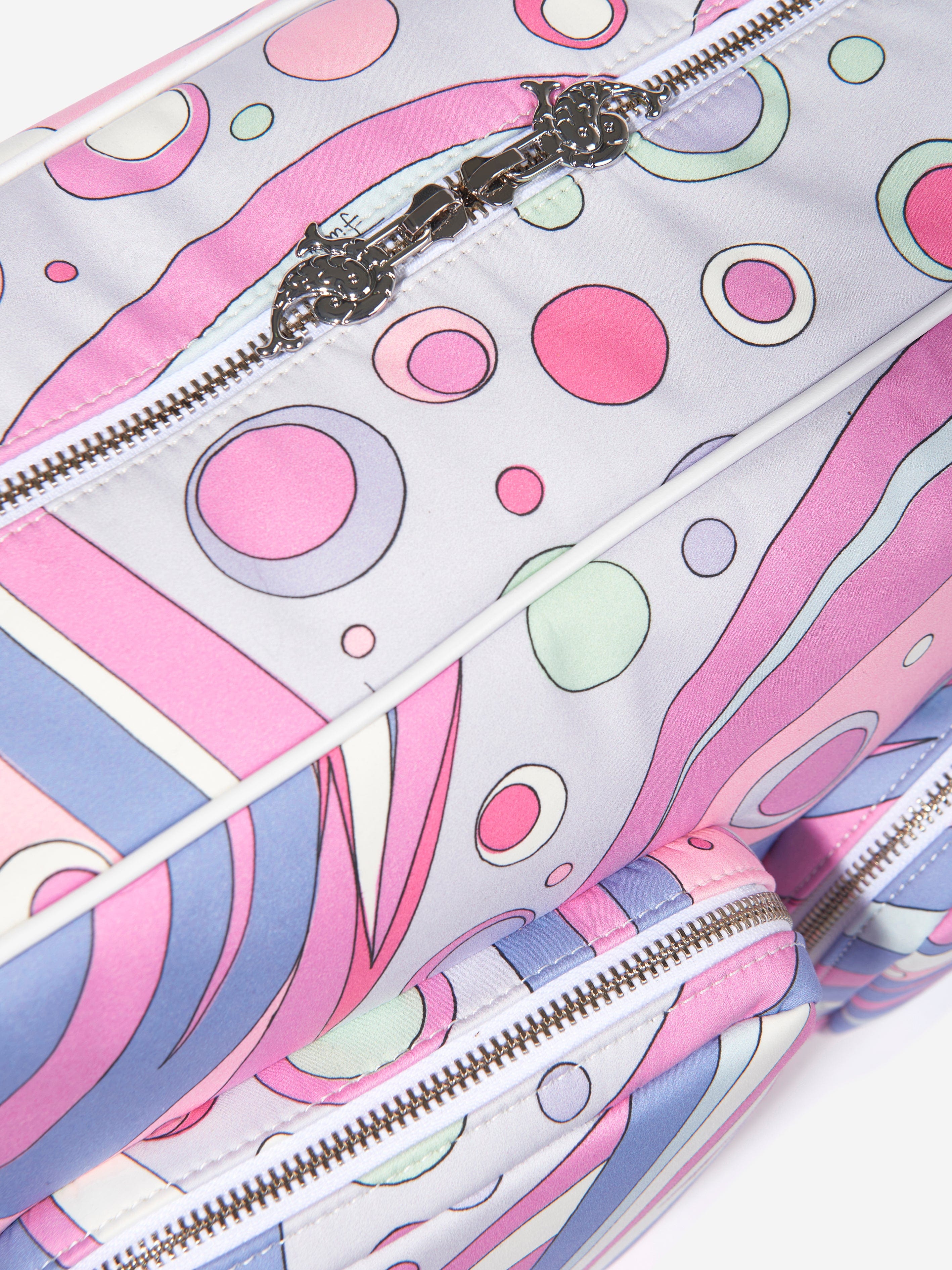 Baby Fontane Print Changing Bag in Pink (38cm)
