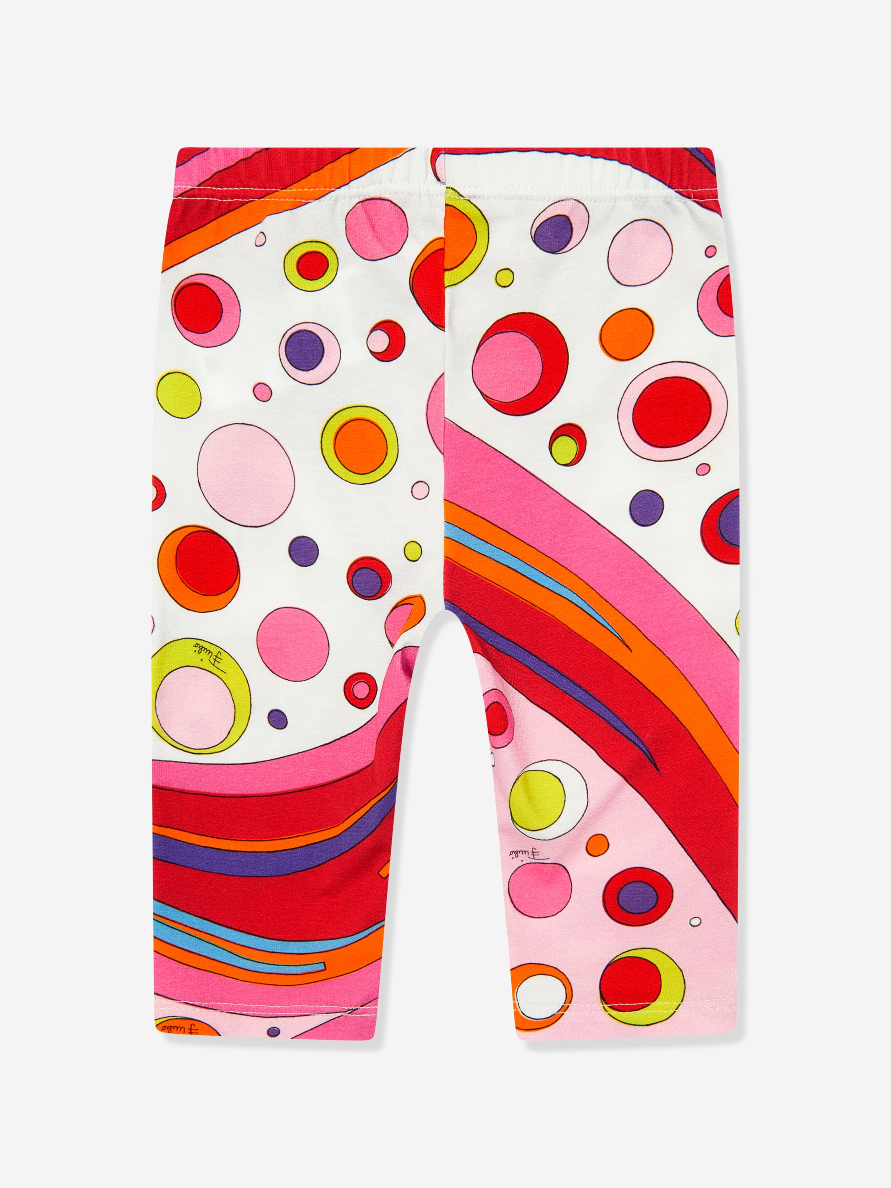 Baby Girls Fontane Print Leggings in Red