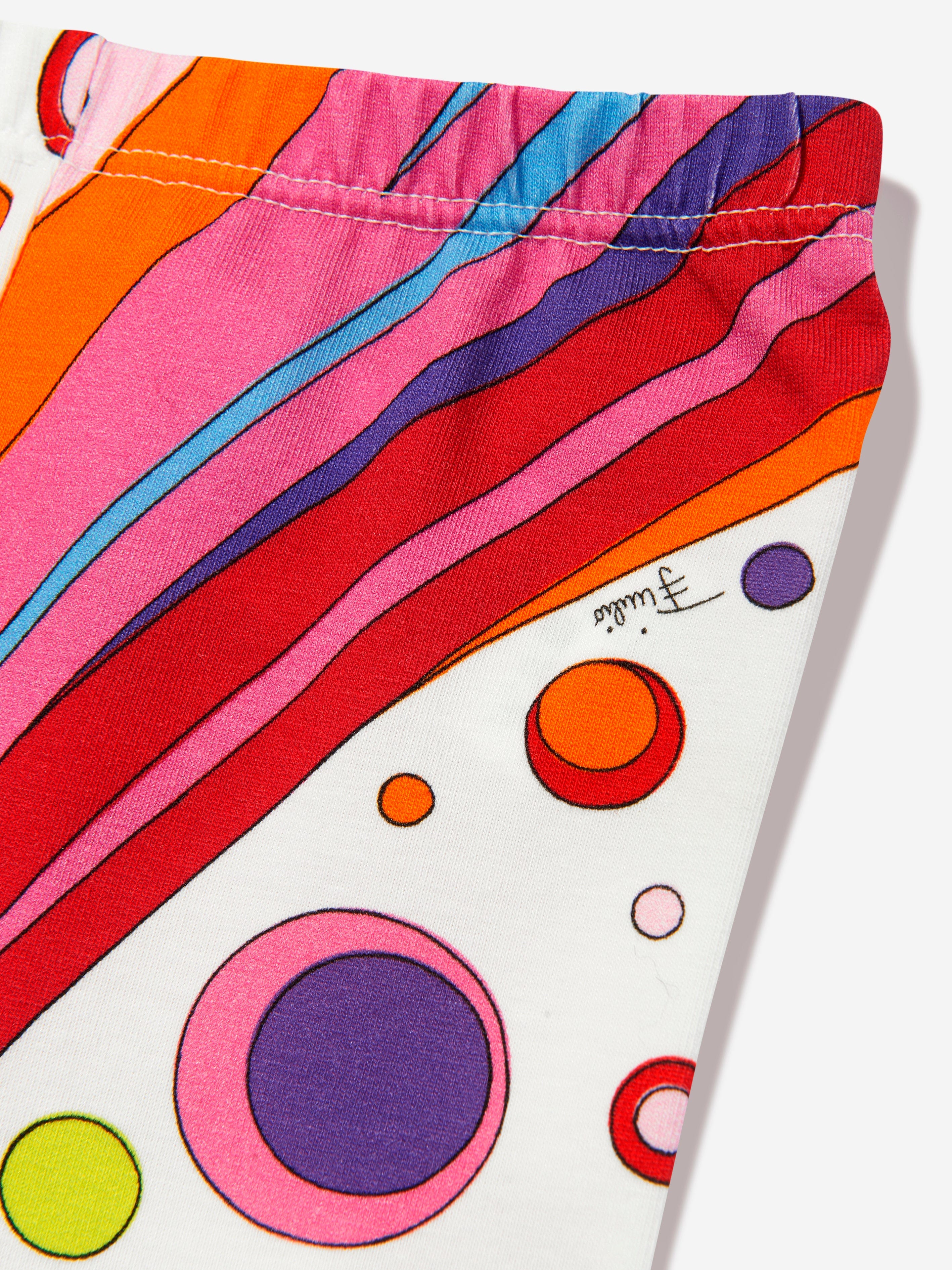 Baby Girls Fontane Print Leggings in Red