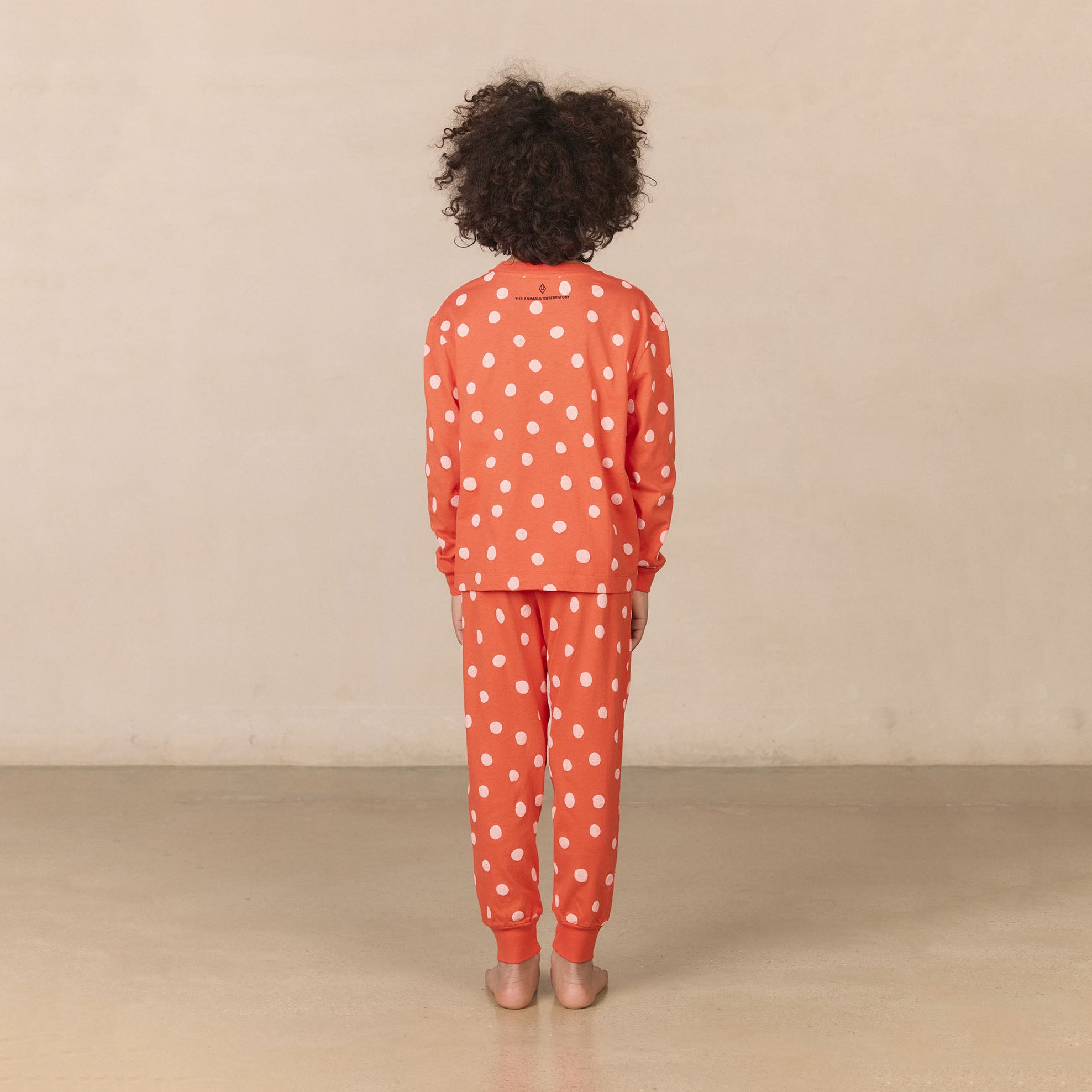 Boys & Girls Red Cotton Nightwear Set