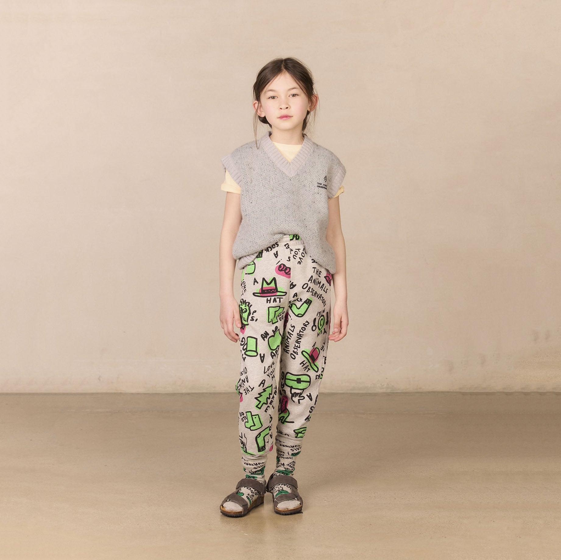 Boys & Girls Grey Knit Vest