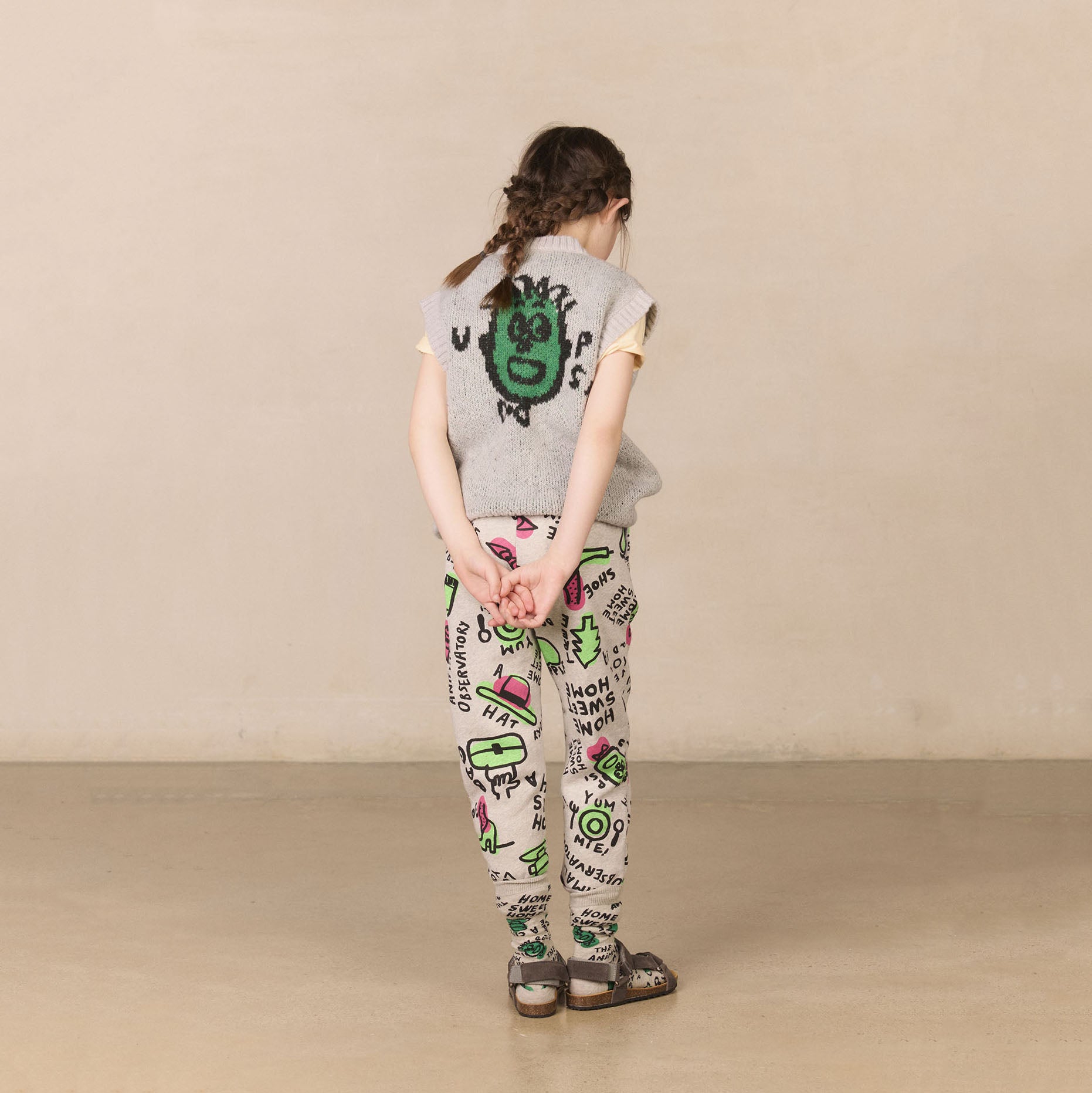 Boys & Girls Grey Knit Vest