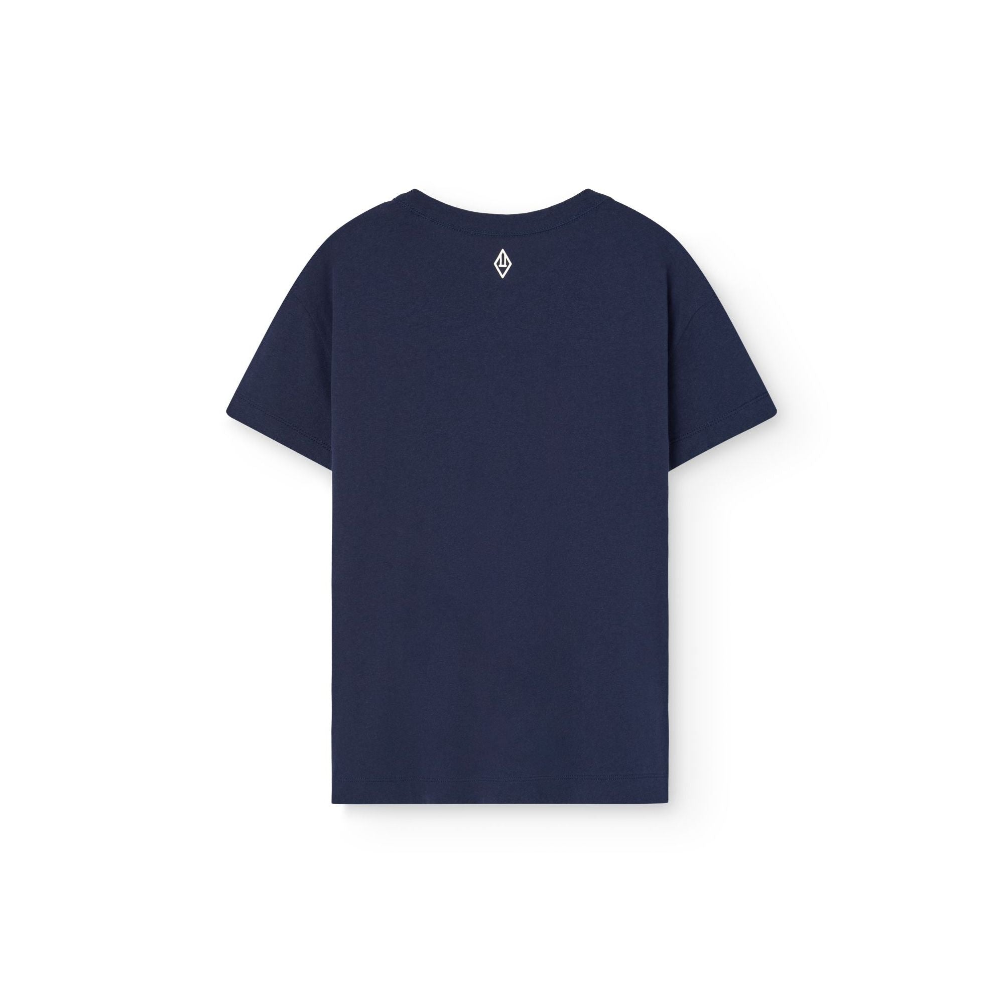 Boys & Girls Navy Logo Cotton T-Shirt