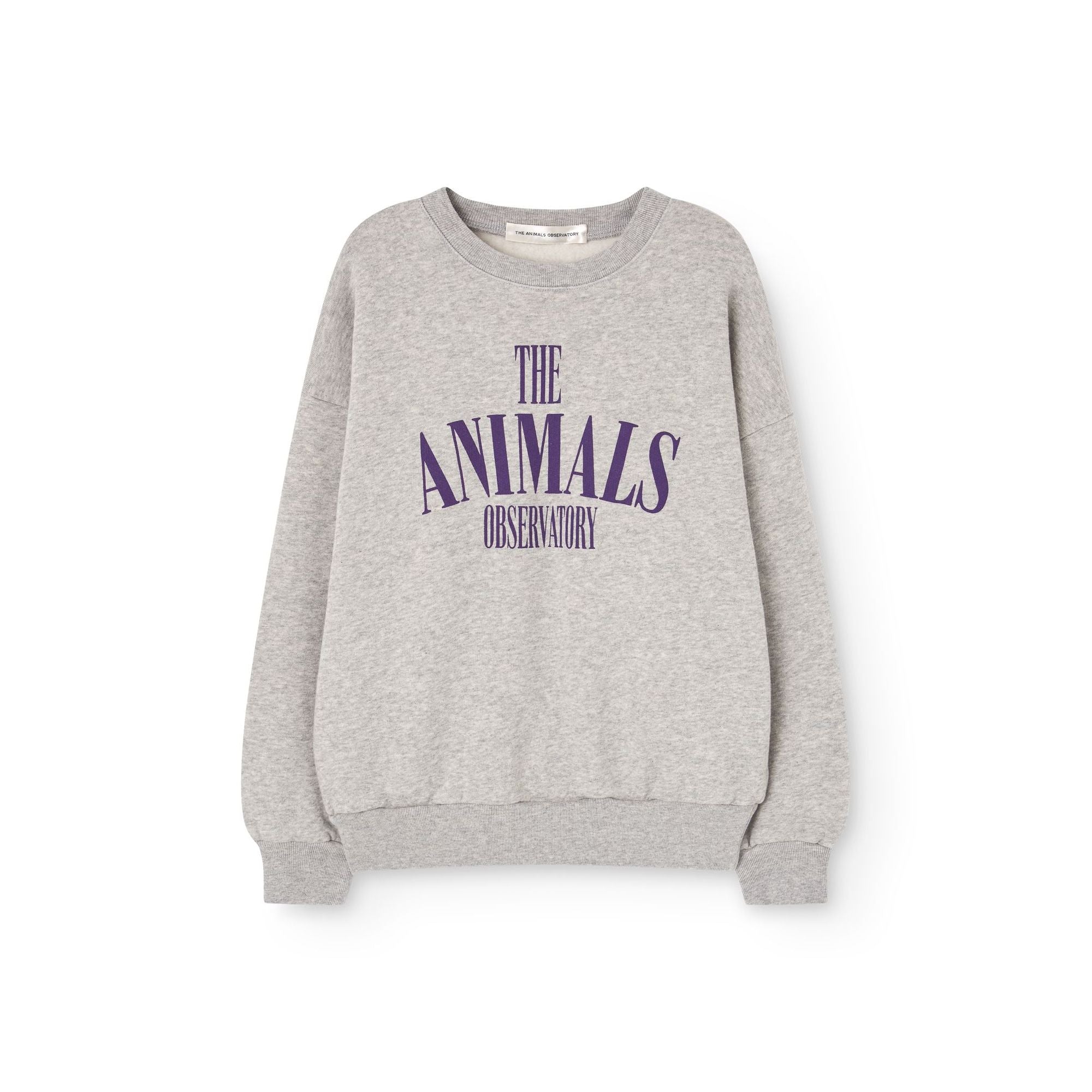 Boys & Girls Light Grey Logo Cotton Sweatshirt