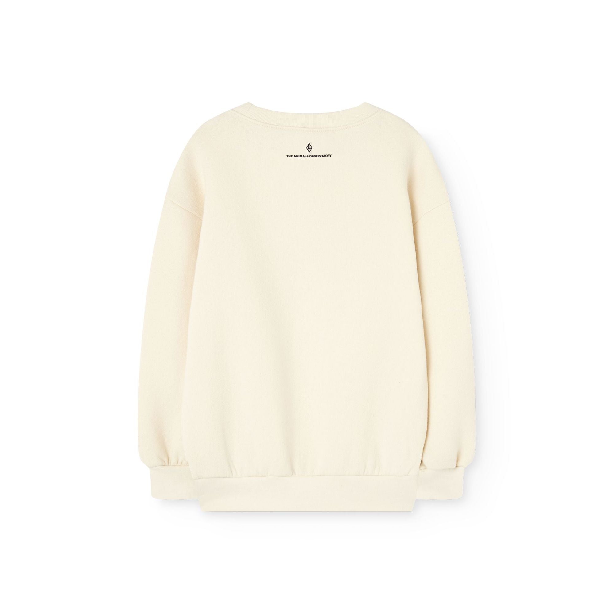 Boys & Girls White Duck Printed Cotton Sweatshirt