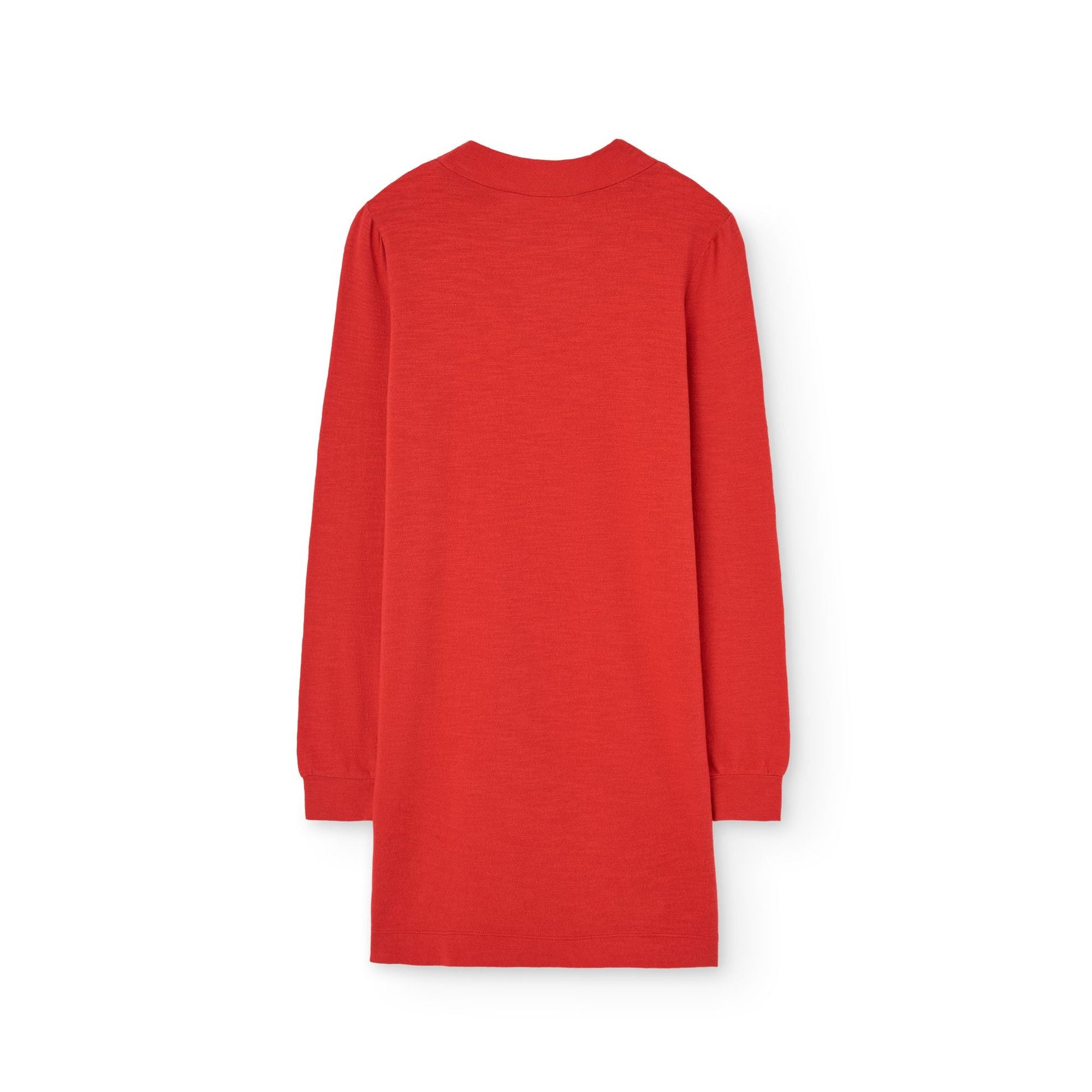 Girls Red Logo Cotton Dress