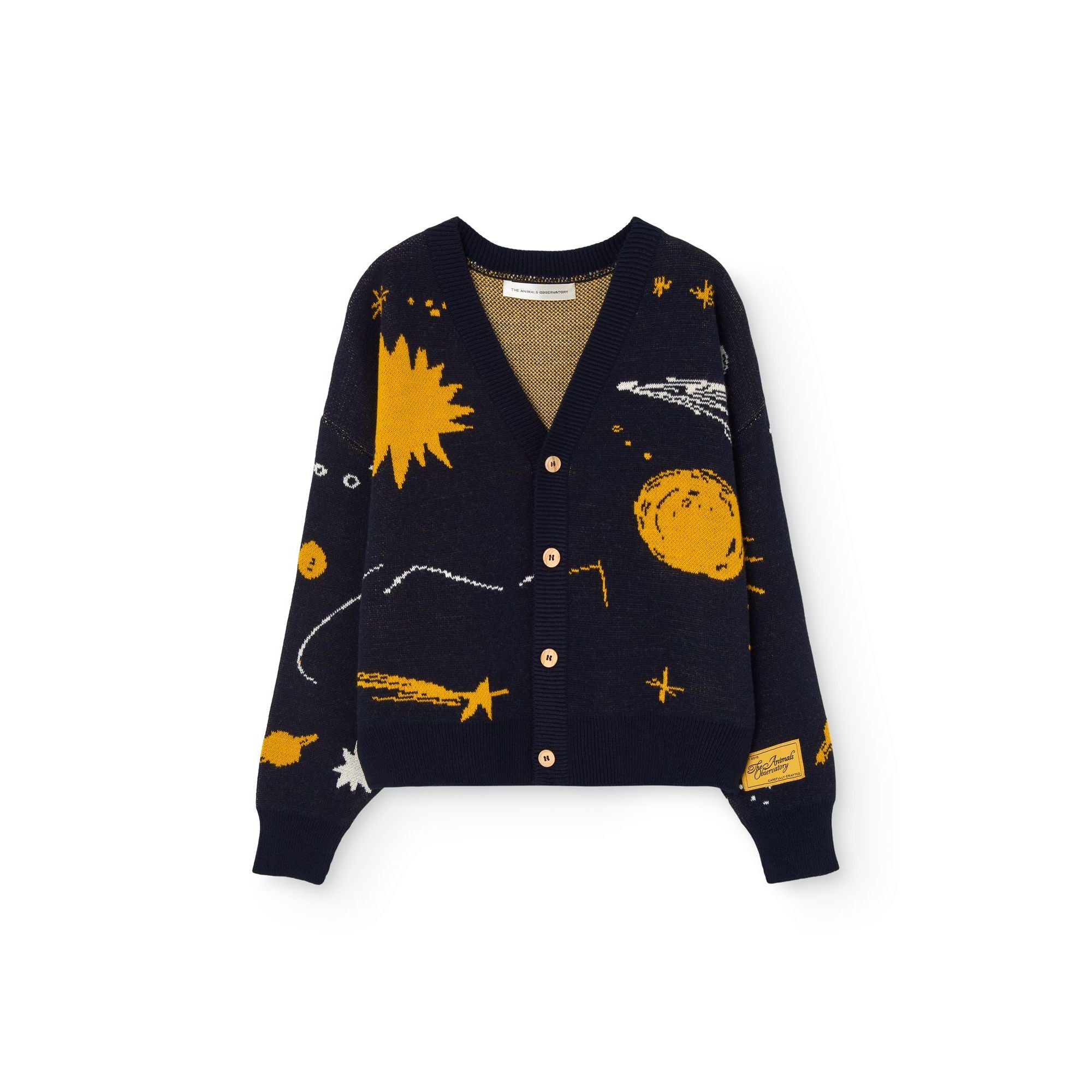 Boys & Girls Navy Starry Sky Knit Cardigan