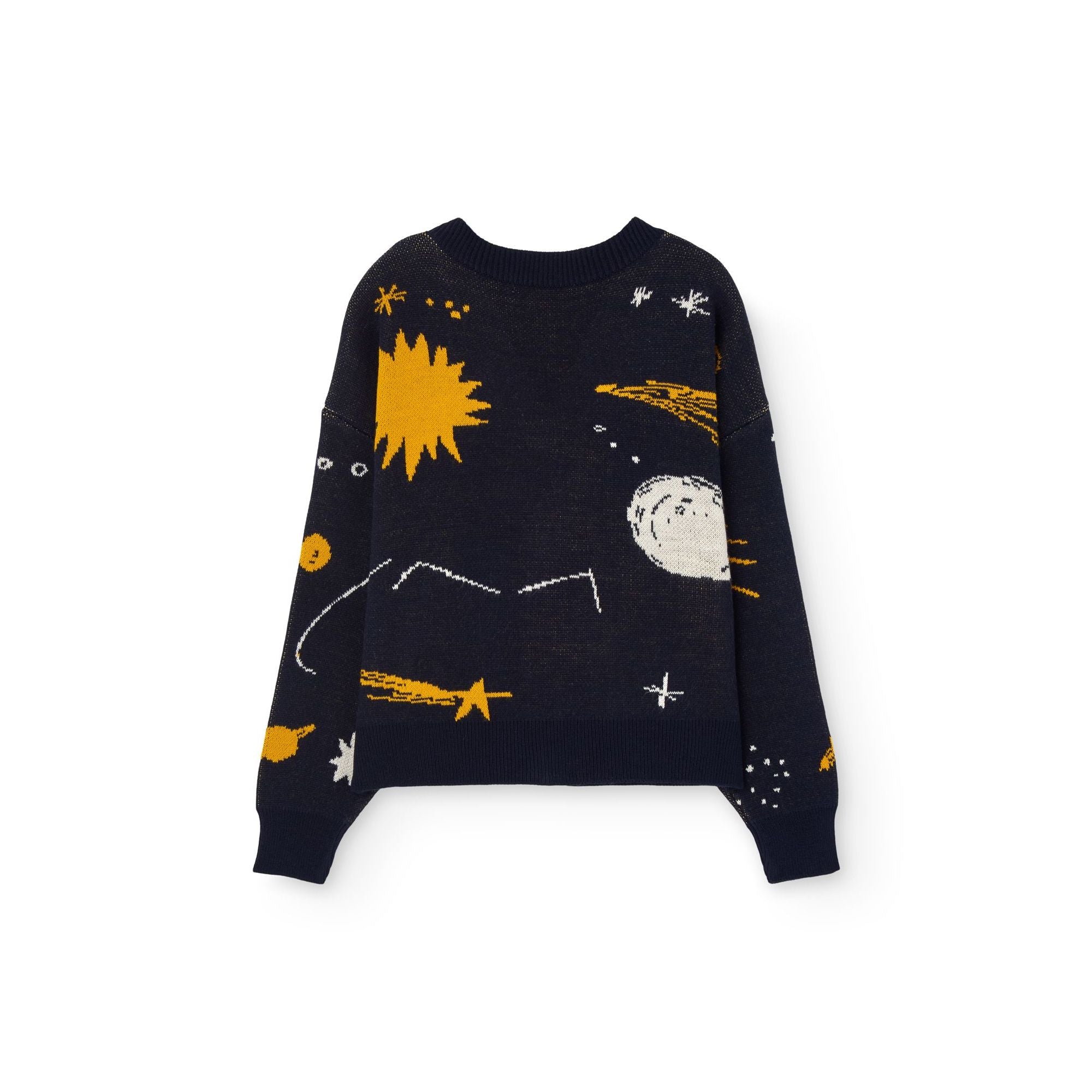 Boys & Girls Navy Starry Sky Knit Cardigan