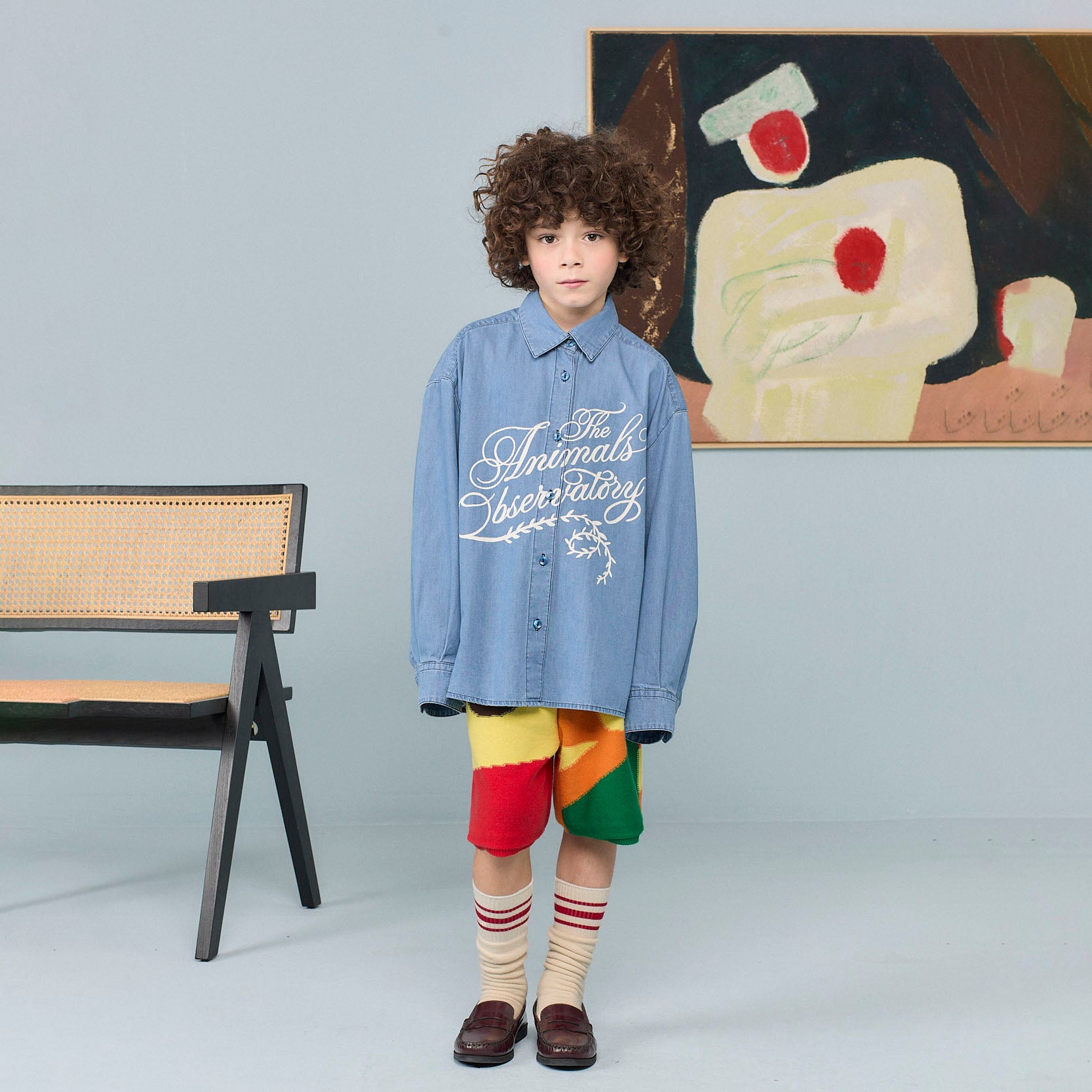 Boys & Girls Multicolor Cotton Shorts