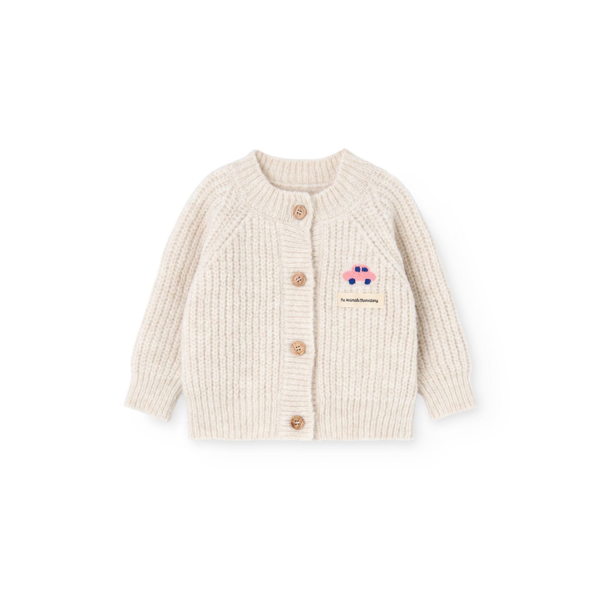 Baby Boys & Girls White Knit Cardigan