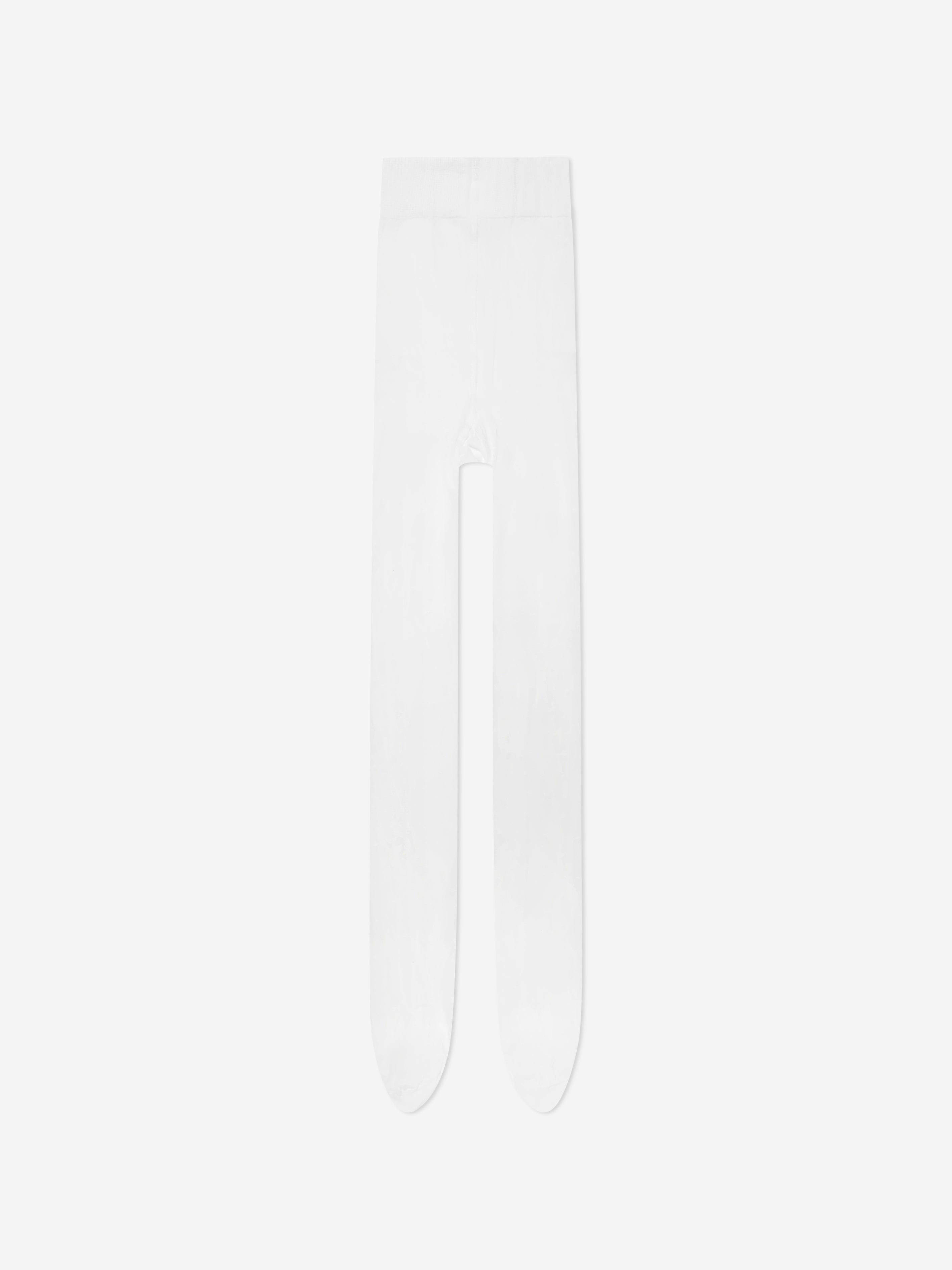 Falke Girls Romantic Dot Tights in White