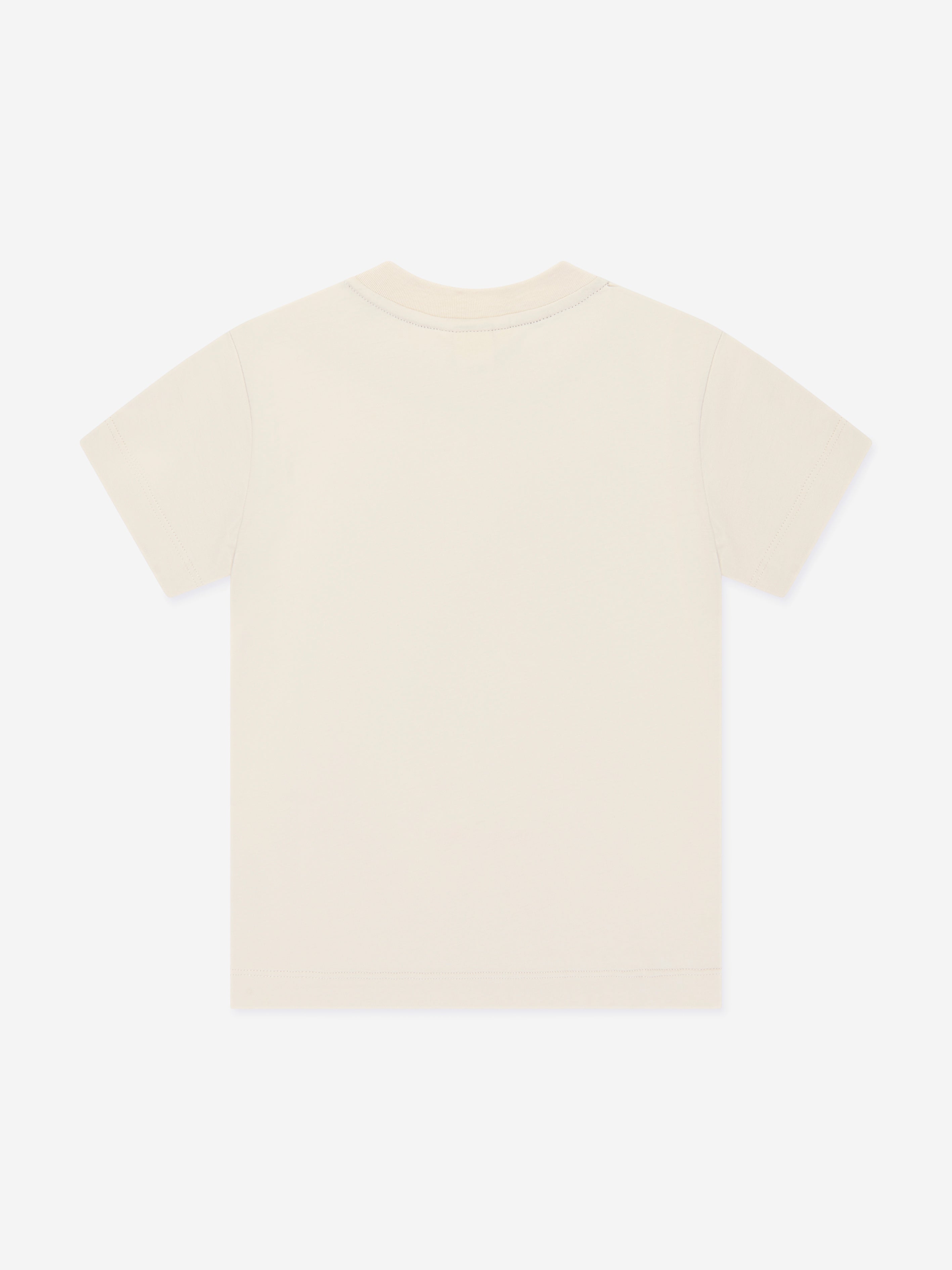 Girls Graphic Print T-Shirt in Beige