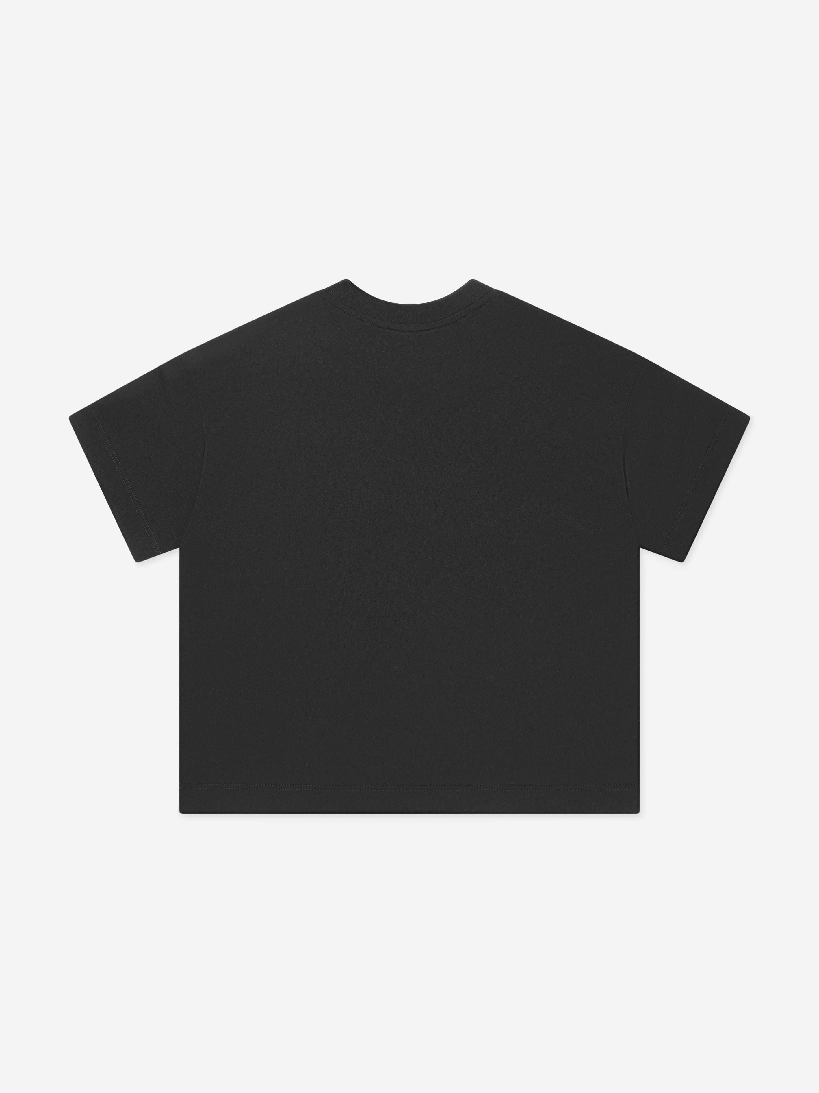 Kids Metallic Logo T-Shirt in Black