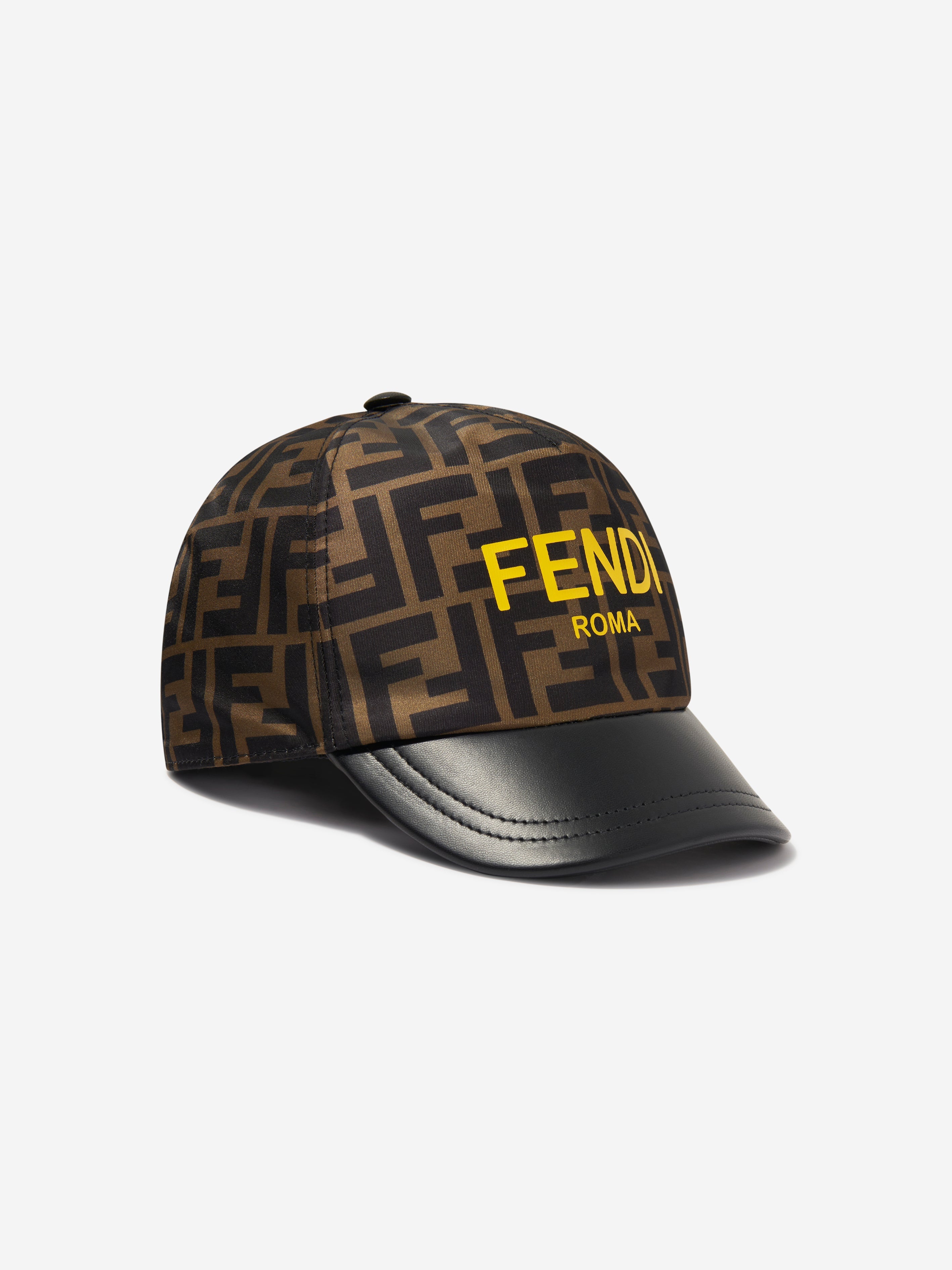 Kids FF Logo Cap in Brown