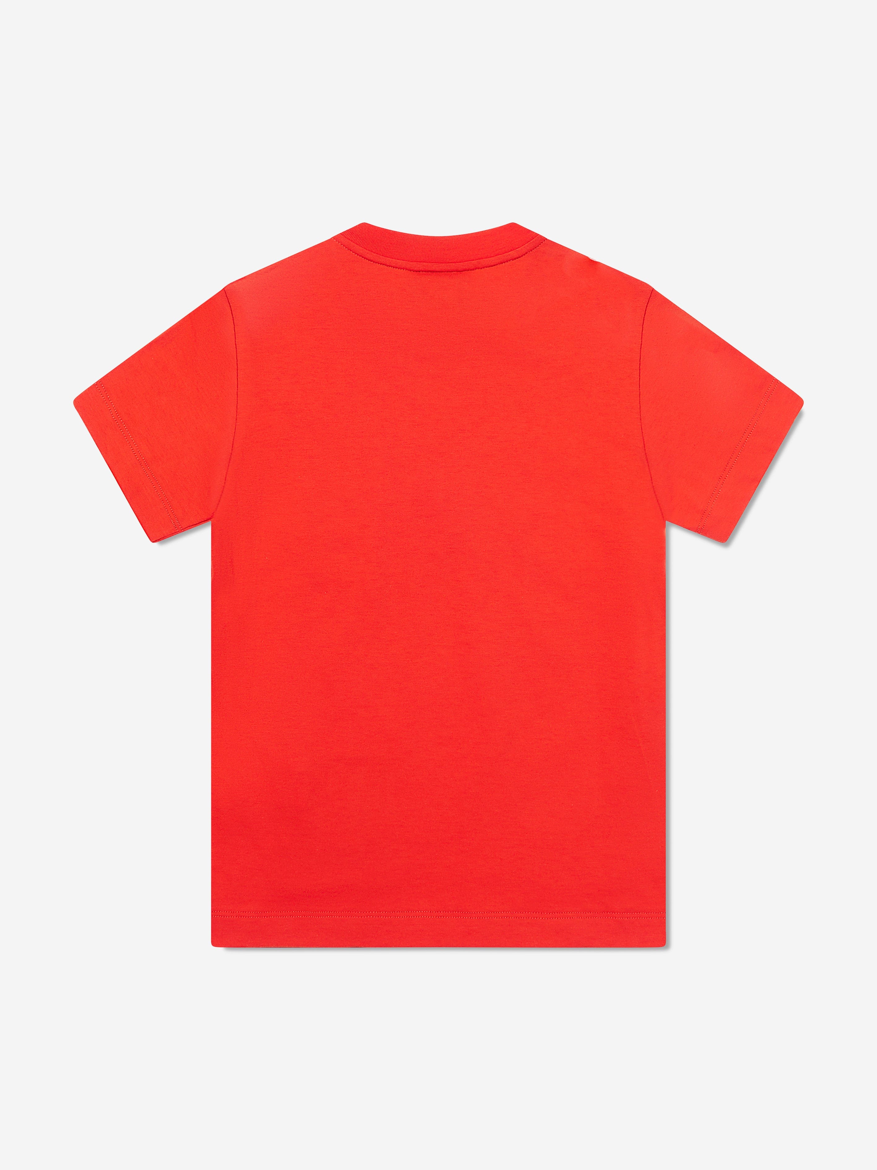 Fendi Kids Logo T-Shirt in Red