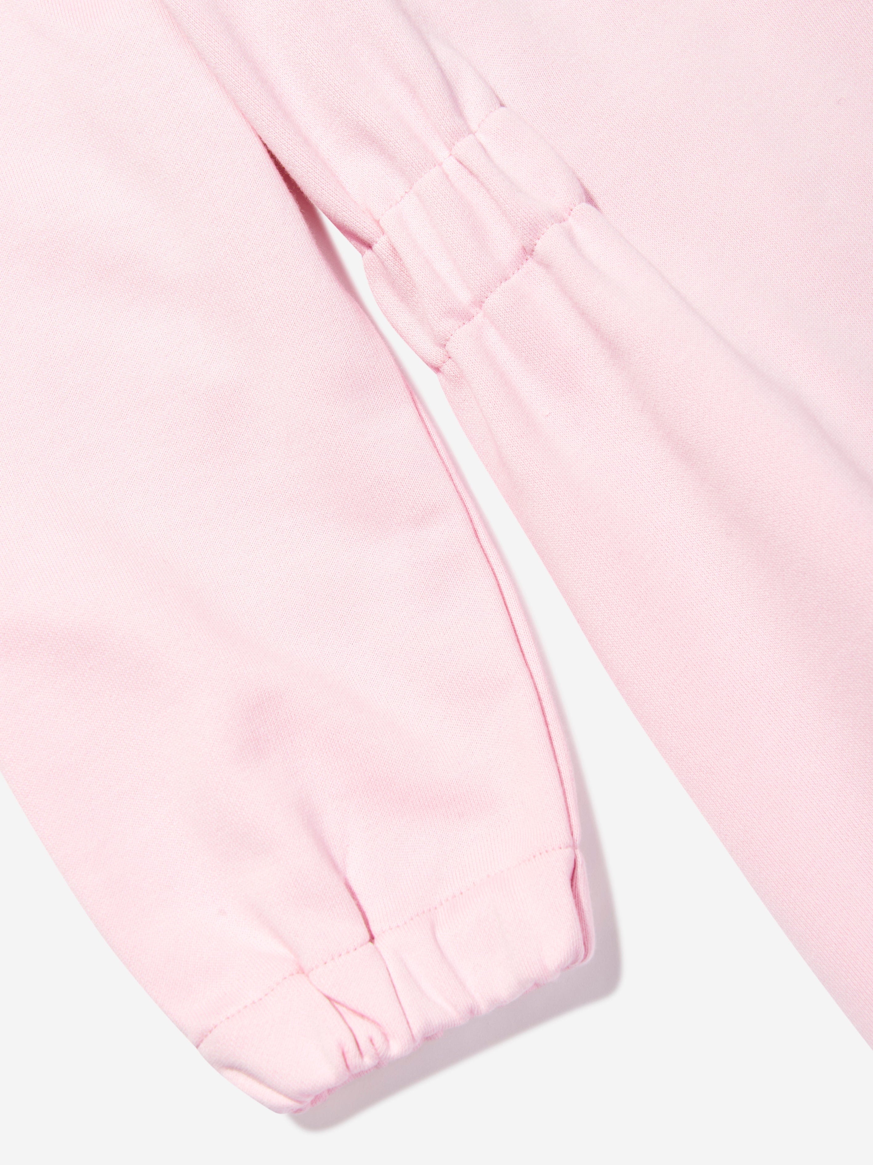 Girls FF Logo Dress in Pink