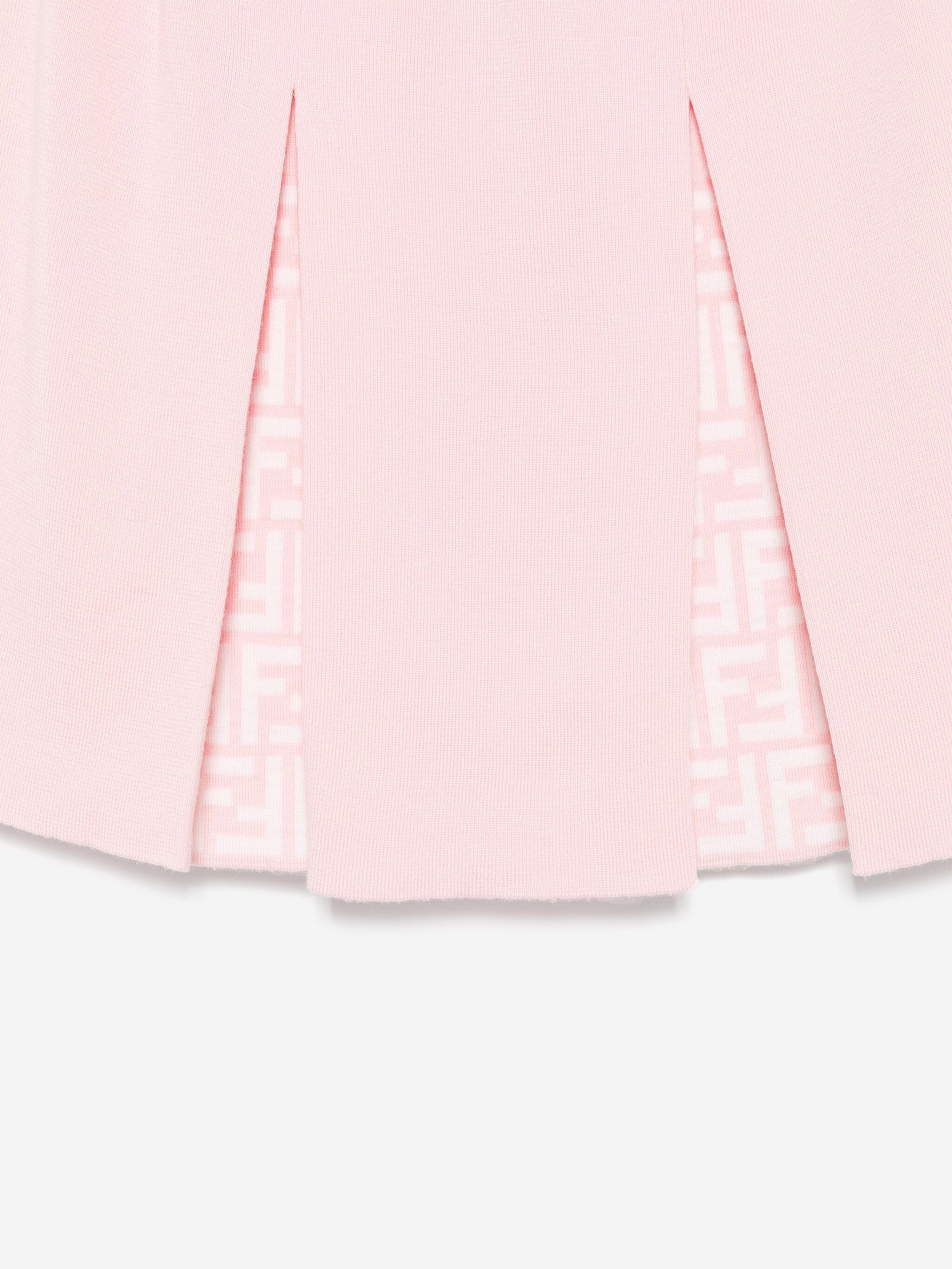 Girls Wool Skirt in Pink