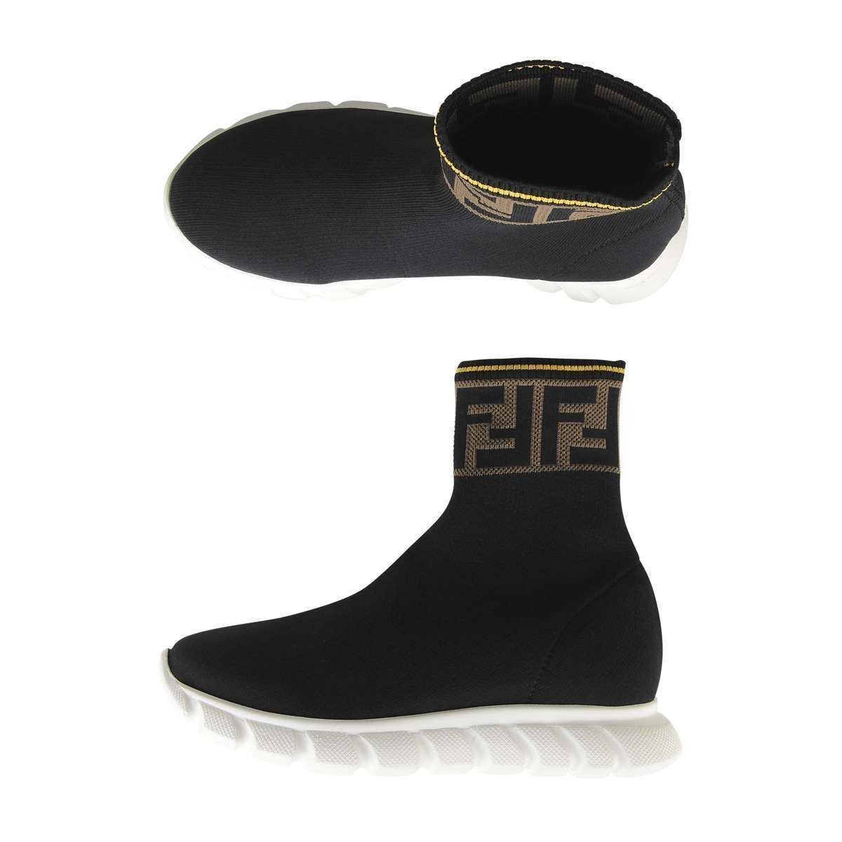Kids FF Logo Sock Trainers